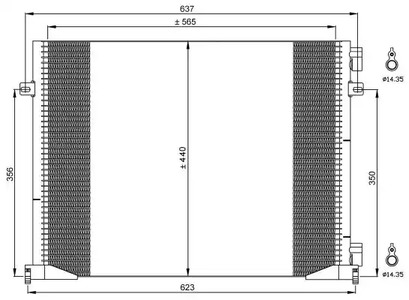 Конденсатор кондиционера NRF 35482