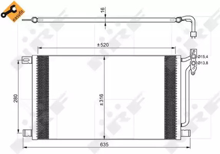 Конденсатор кондиционер easy fit