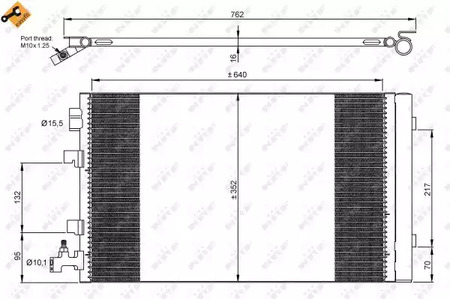 Конденсатор кондиционера NRF 35932