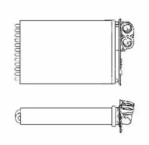 Радиатор отопителя NRF 53553