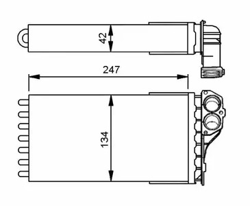 Теплообменник отопление салона easy fit