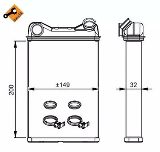 Теплообменник отопление салона easy fit