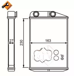 Теплообменник отопление салона easy fit