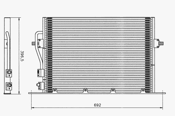Конденсатор кондиционера NRF 35196