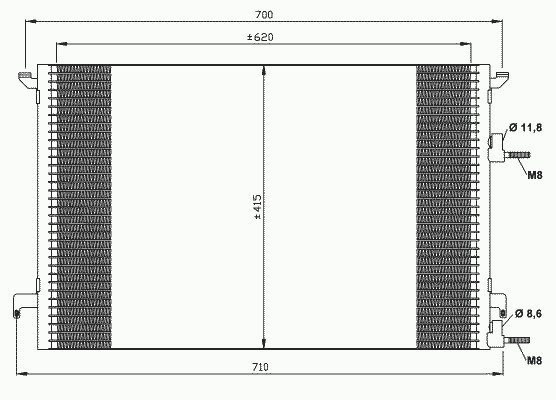 Конденсатор кондиционера NRF 35516