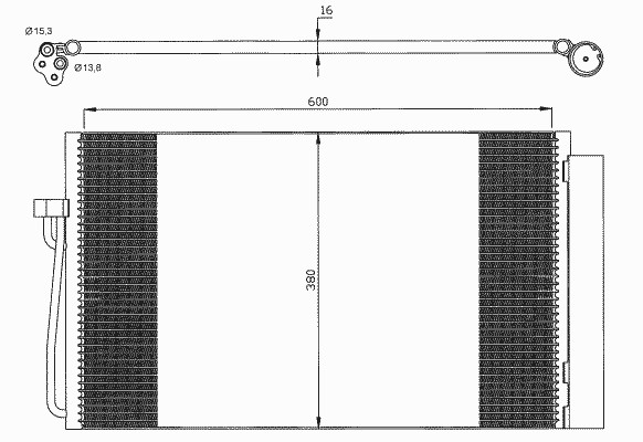 Конденсатор кондиционера NRF 35538