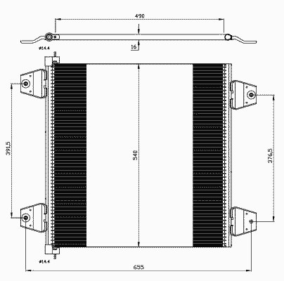 Конденсатор кондиционера NRF 35757