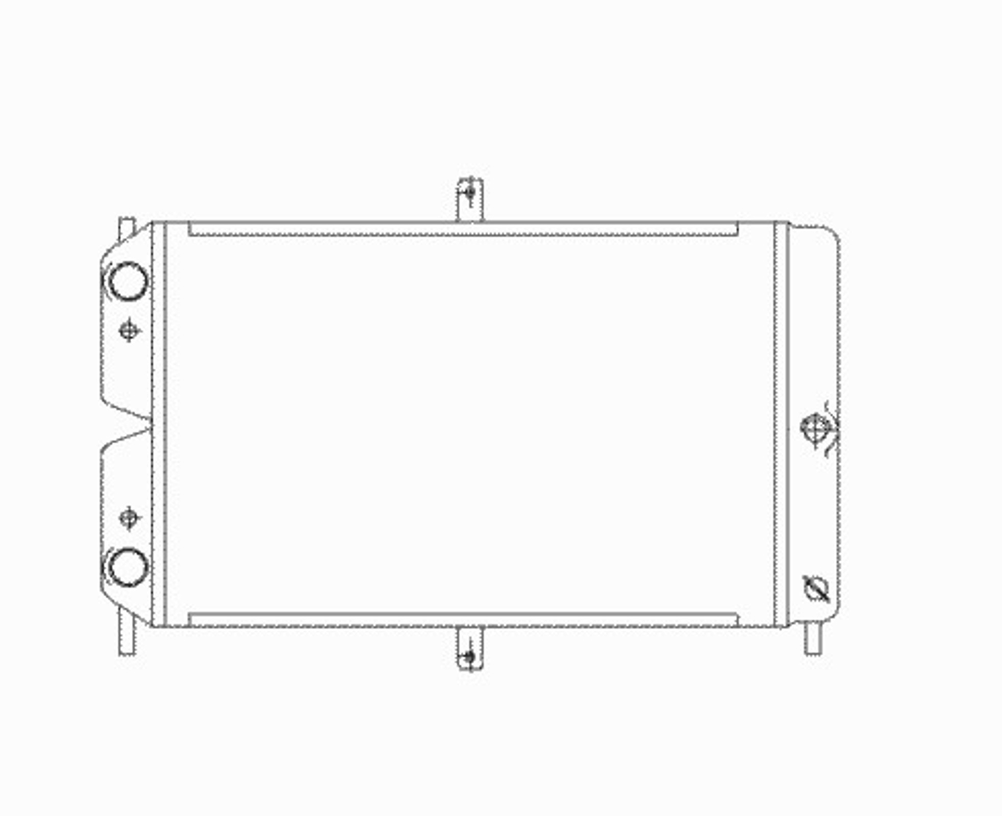 Радиатор системы охлаждения NRF 52008