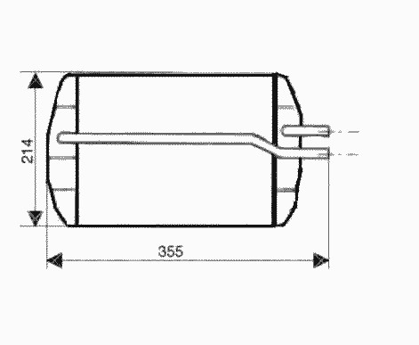 Теплообменник отопление салона NRF 53633