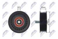 Ролик vw lt ii 28-46 1996-2004 2.8 tdi NTY RNK-VW-028