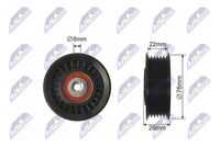 Ролик vw crafter 30-35 crafter 30-50 2.5d 04.06-05.13 NTY RNK-VW-029