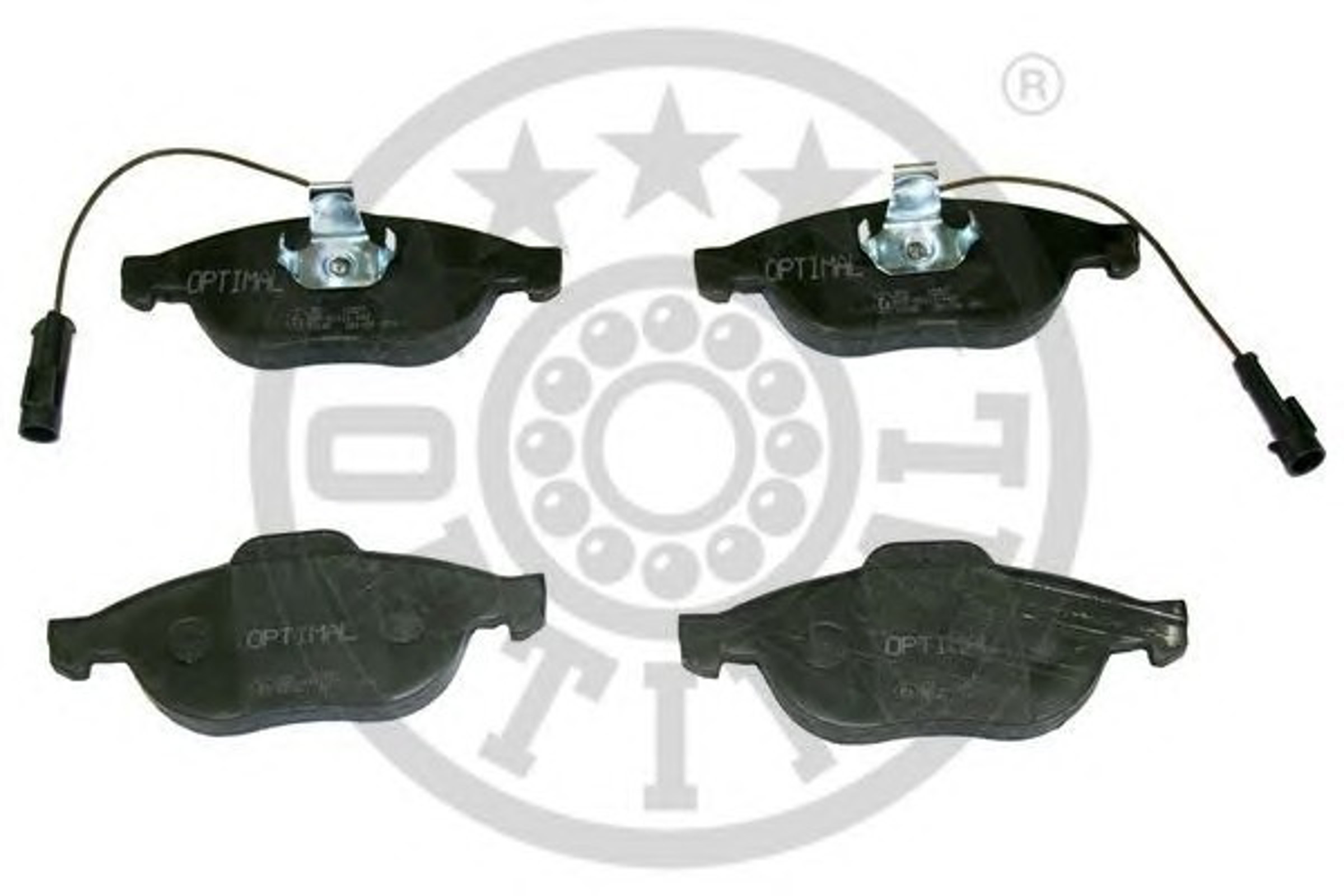 Колодки тормозные дисковые OPTIMAL 10227
