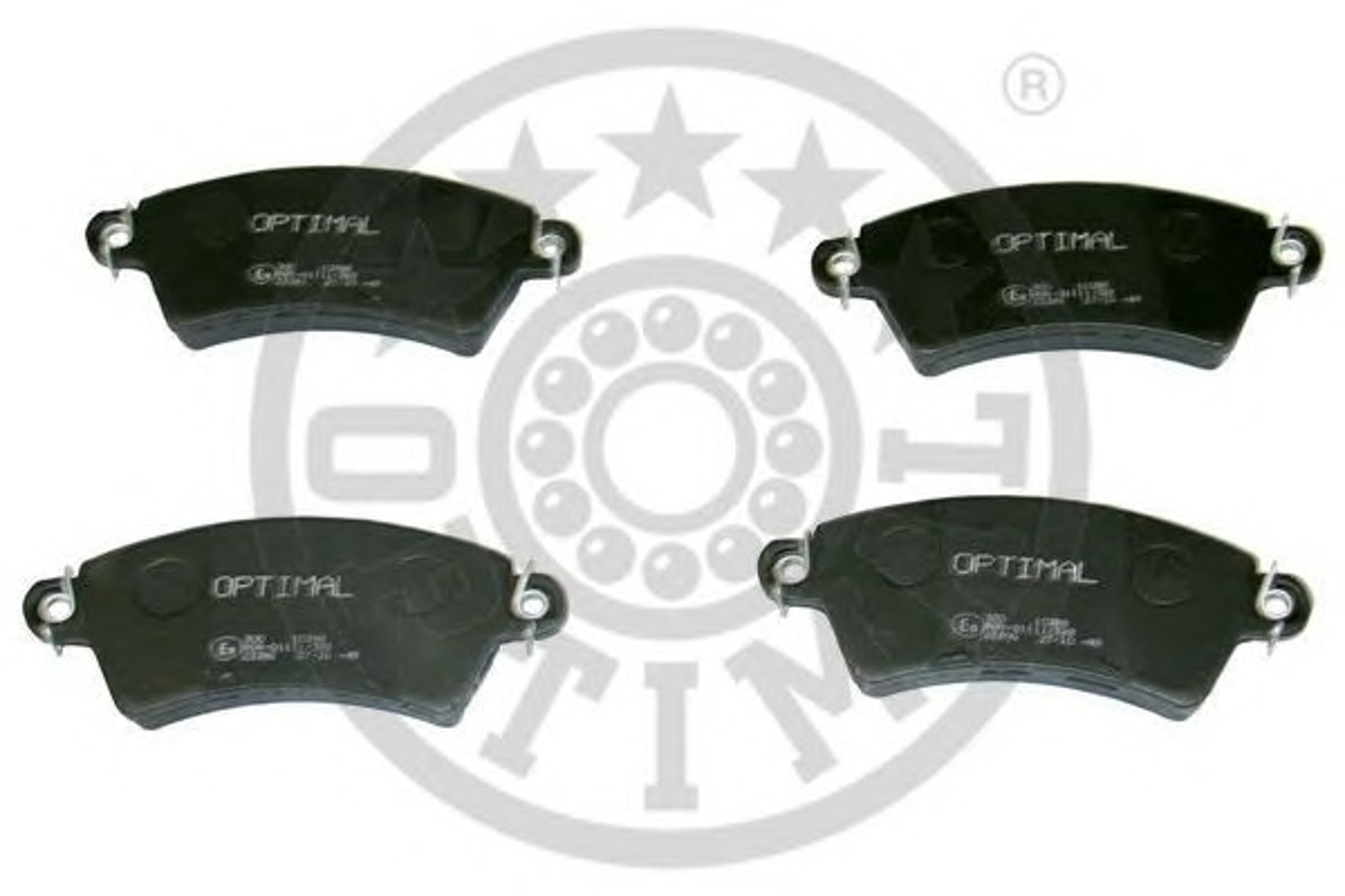 Колодки тормозные дисковые OPTIMAL 10388