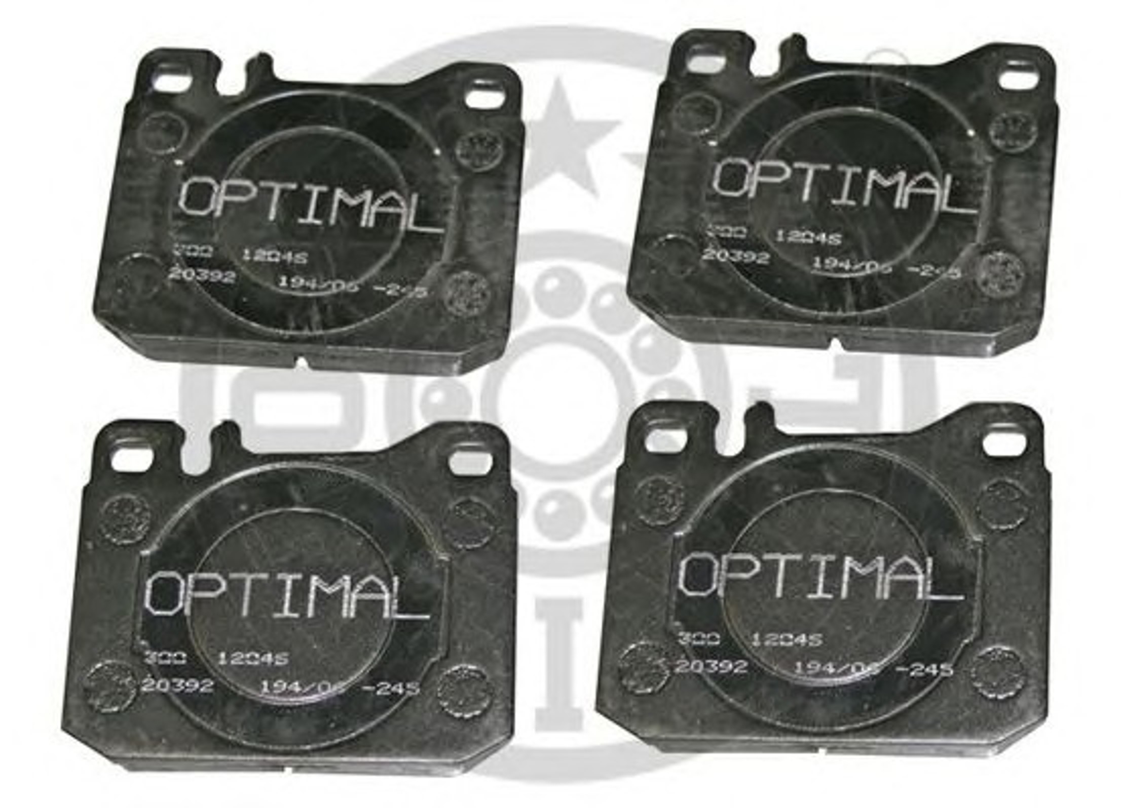 Колодки тормозные дисковые OPTIMAL 12046