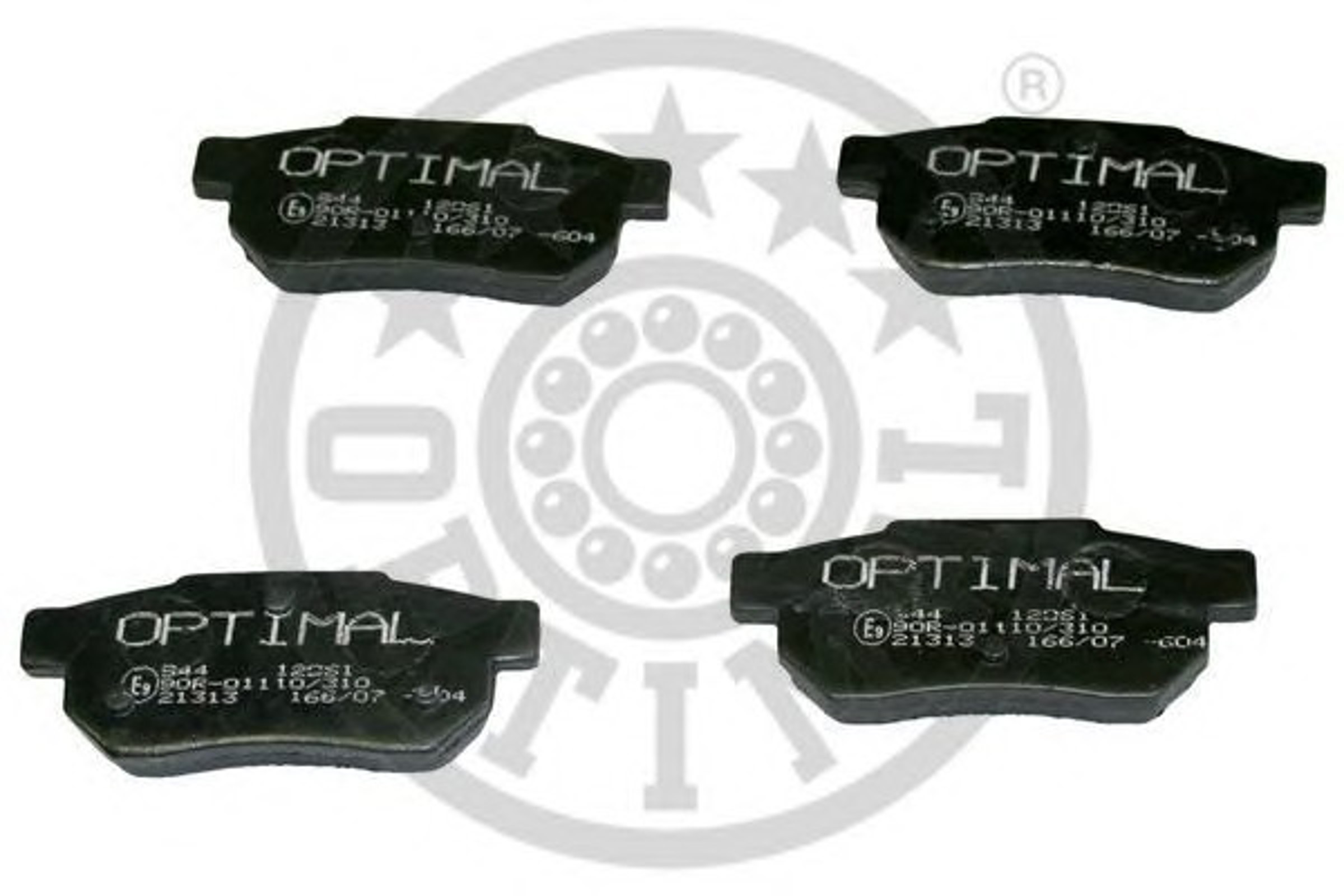 Колодки тормозные дисковые OPTIMAL 12061