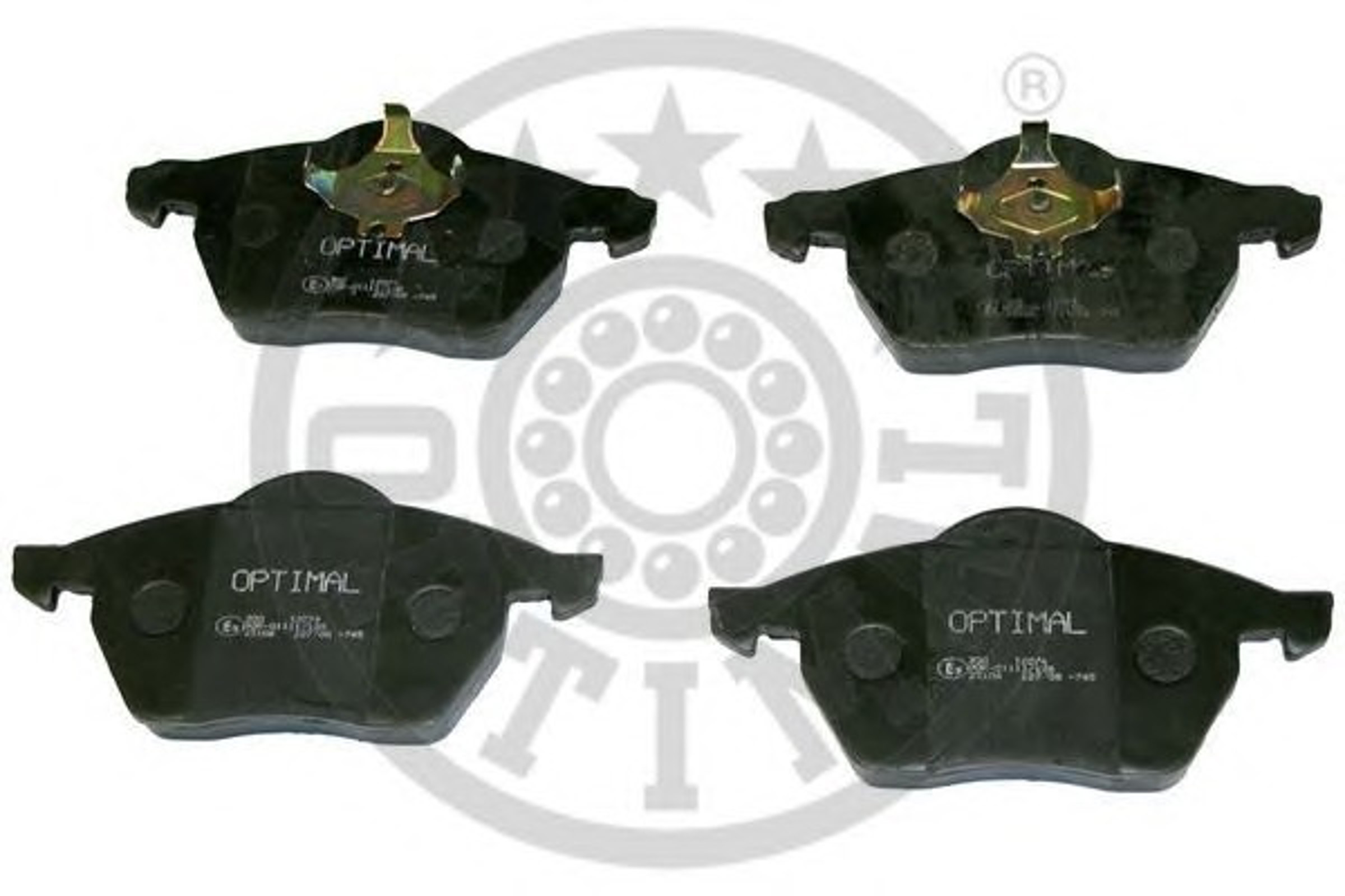 Колодки тормозные дисковые OPTIMAL 12074