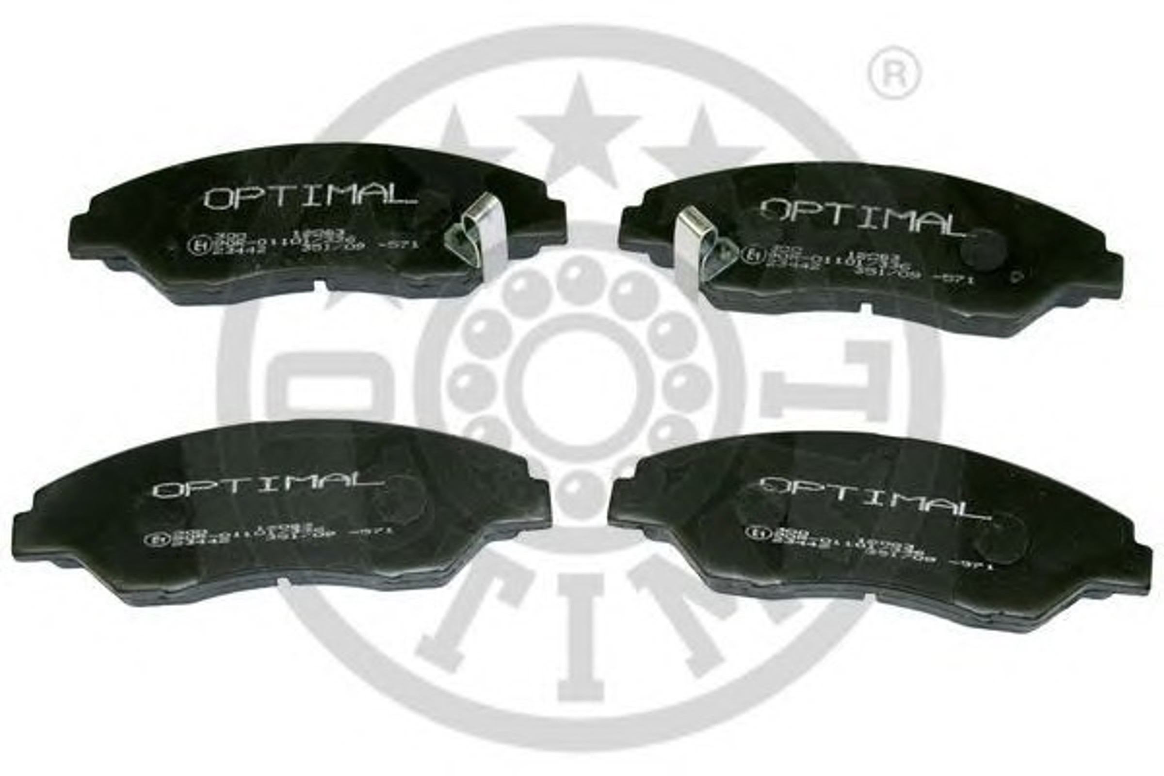 Колодки тормозные дисковые OPTIMAL 12083