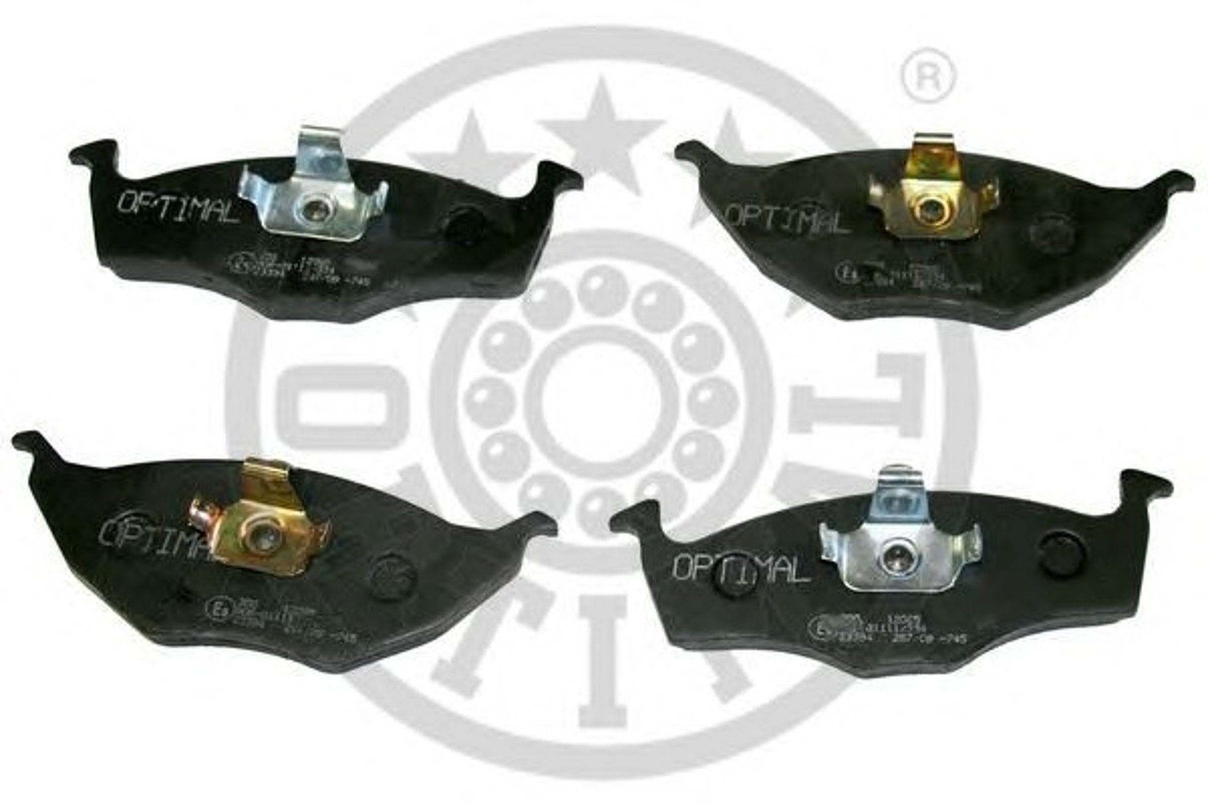 Колодки тормозные дисковые OPTIMAL 12085