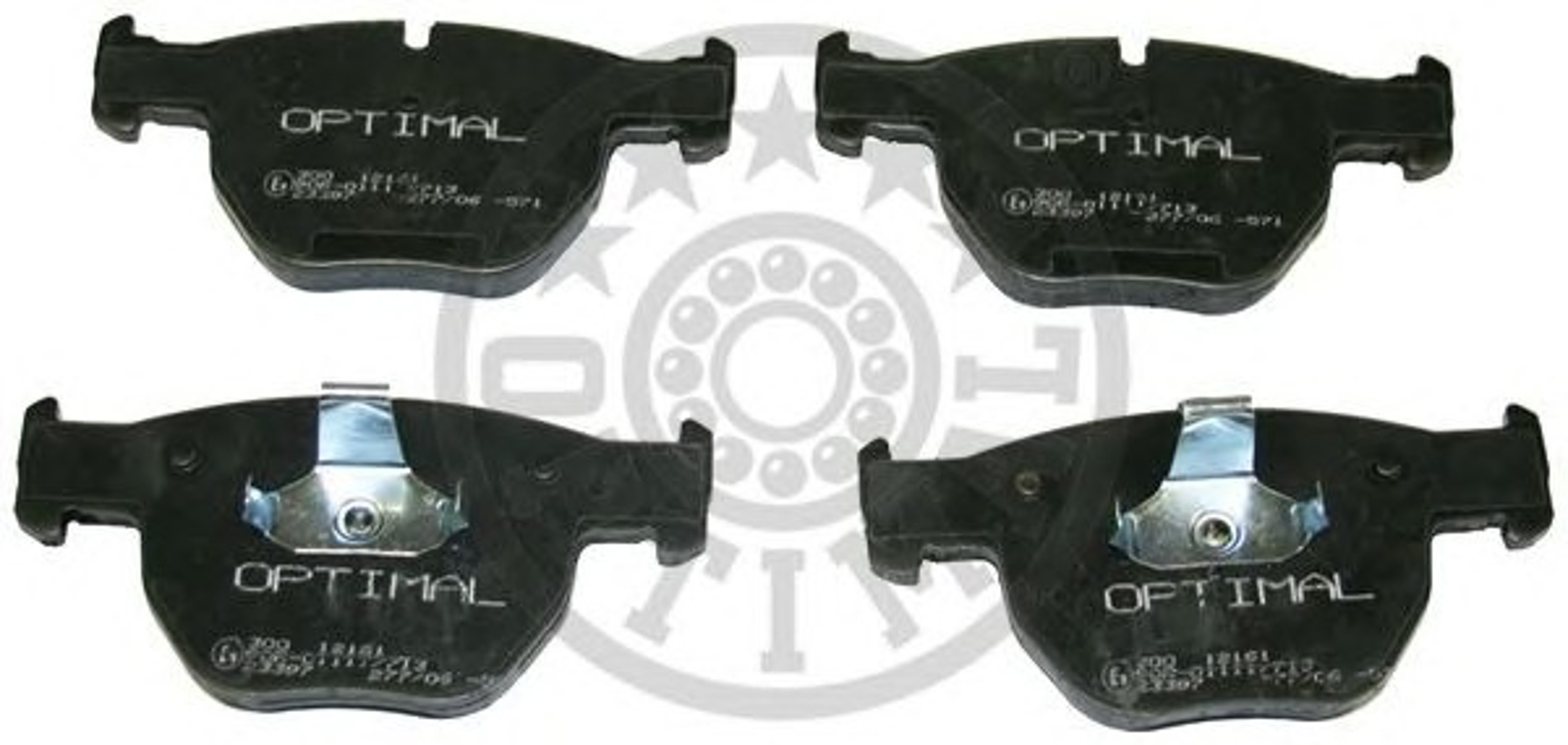 Колодки тормозные дисковые OPTIMAL 12161