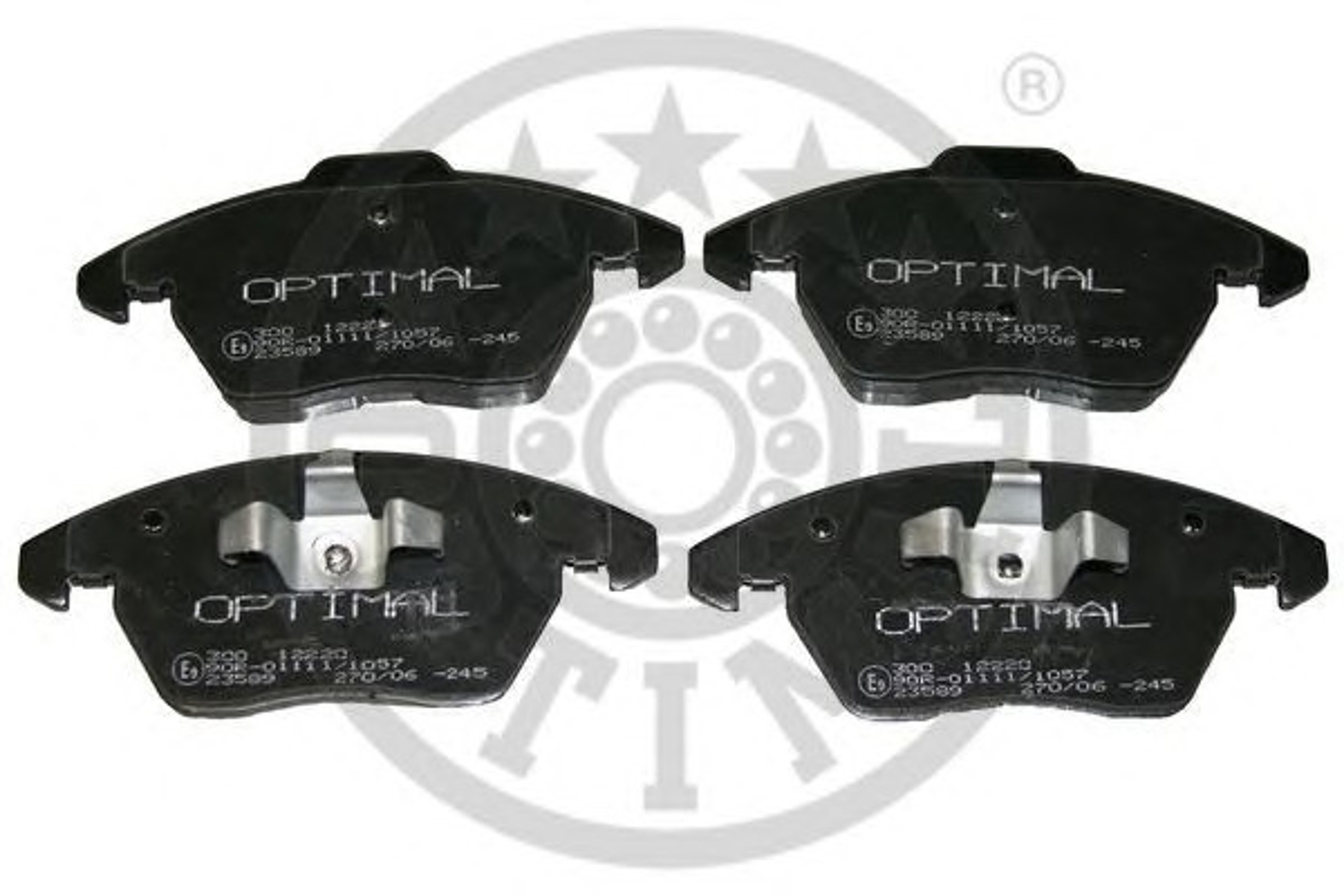 Колодки тормозные дисковые OPTIMAL 12220