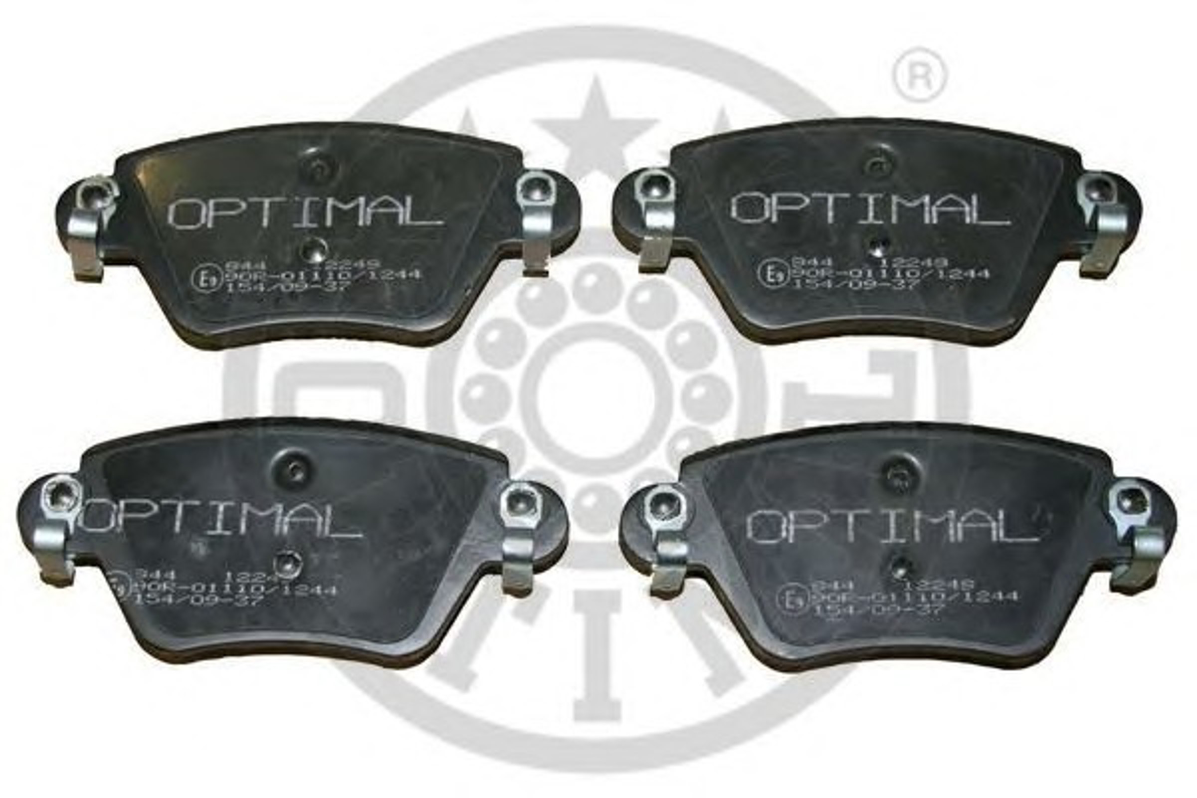 Колодки тормозные дисковые OPTIMAL 12249