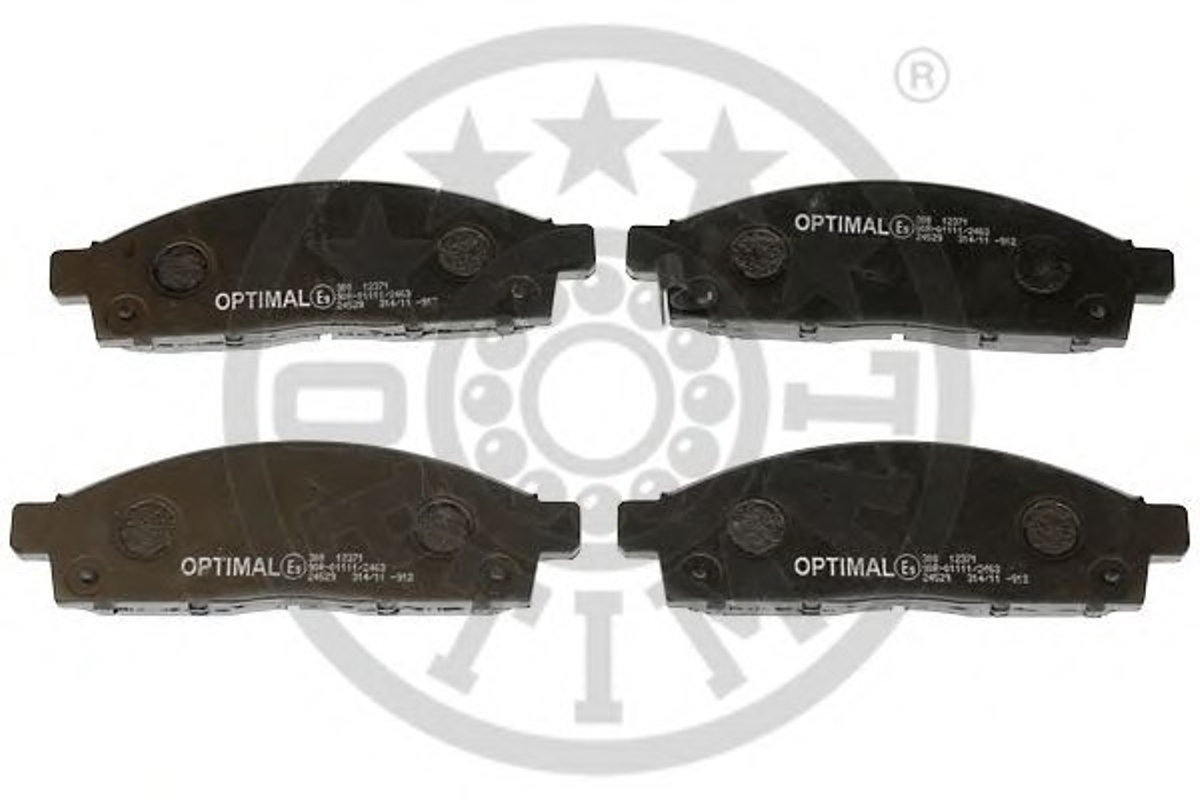 Колодки тормозные дисковые OPTIMAL 12371