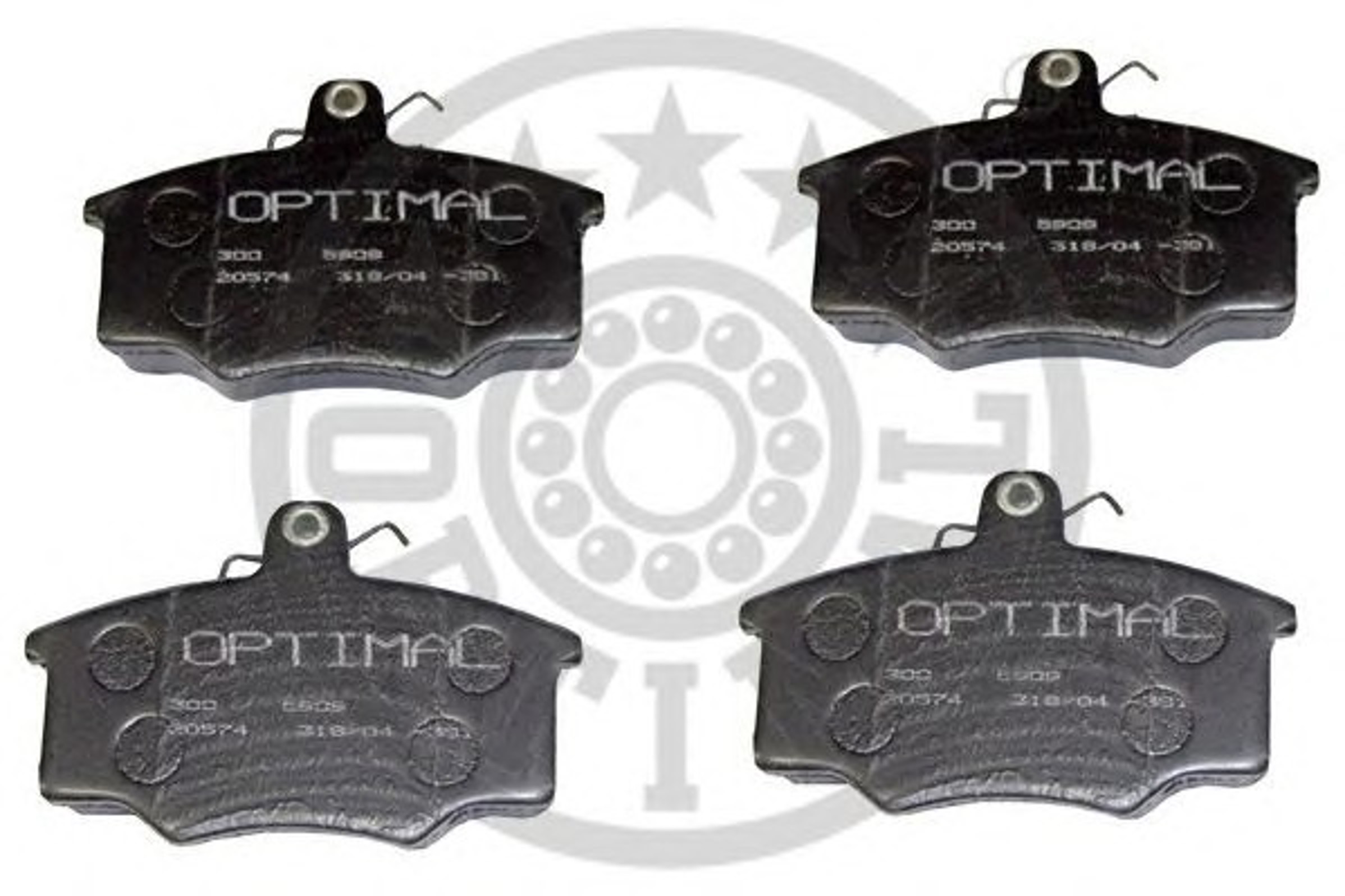 Колодки тормозные дисковые OPTIMAL 5909