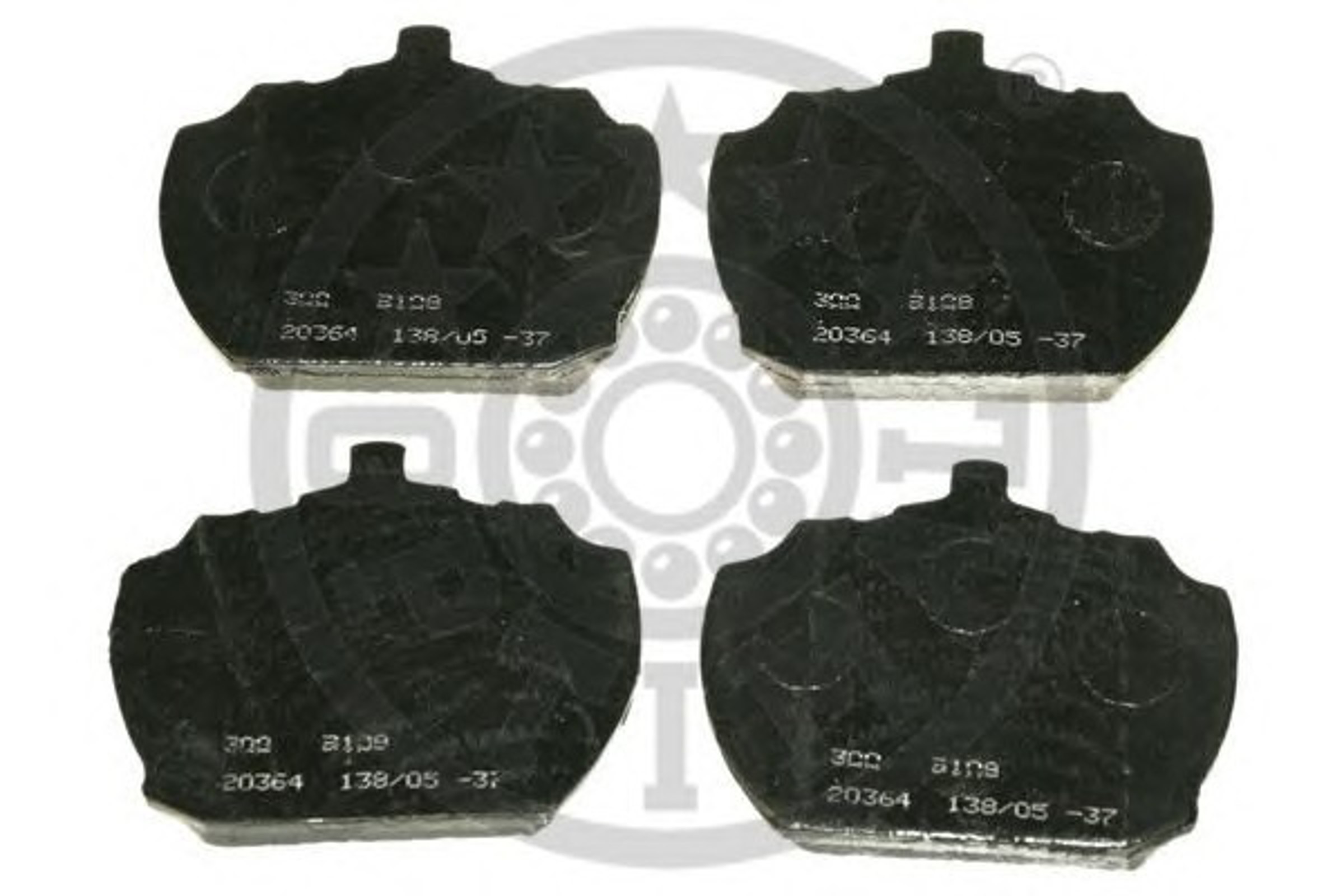Колодки тормозные дисковые OPTIMAL 9108