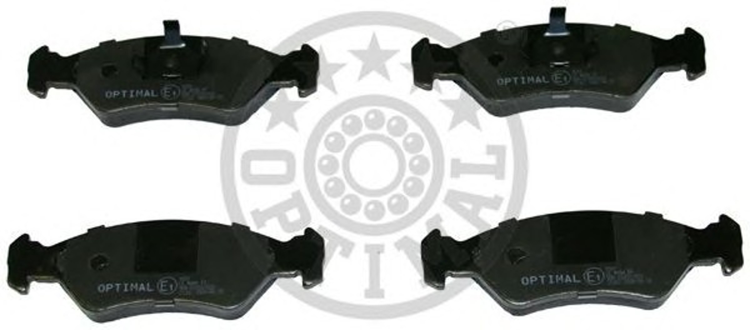 Комплект тормозных колодок дисковый тормоз OPTIMAL 9587