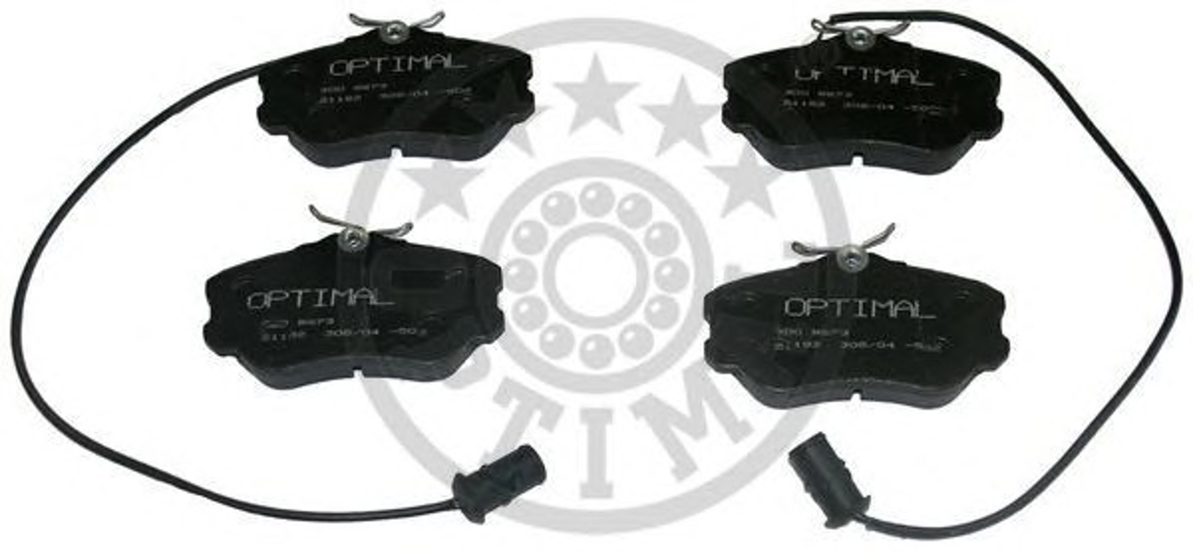 Колодки тормозные дисковые OPTIMAL 9673