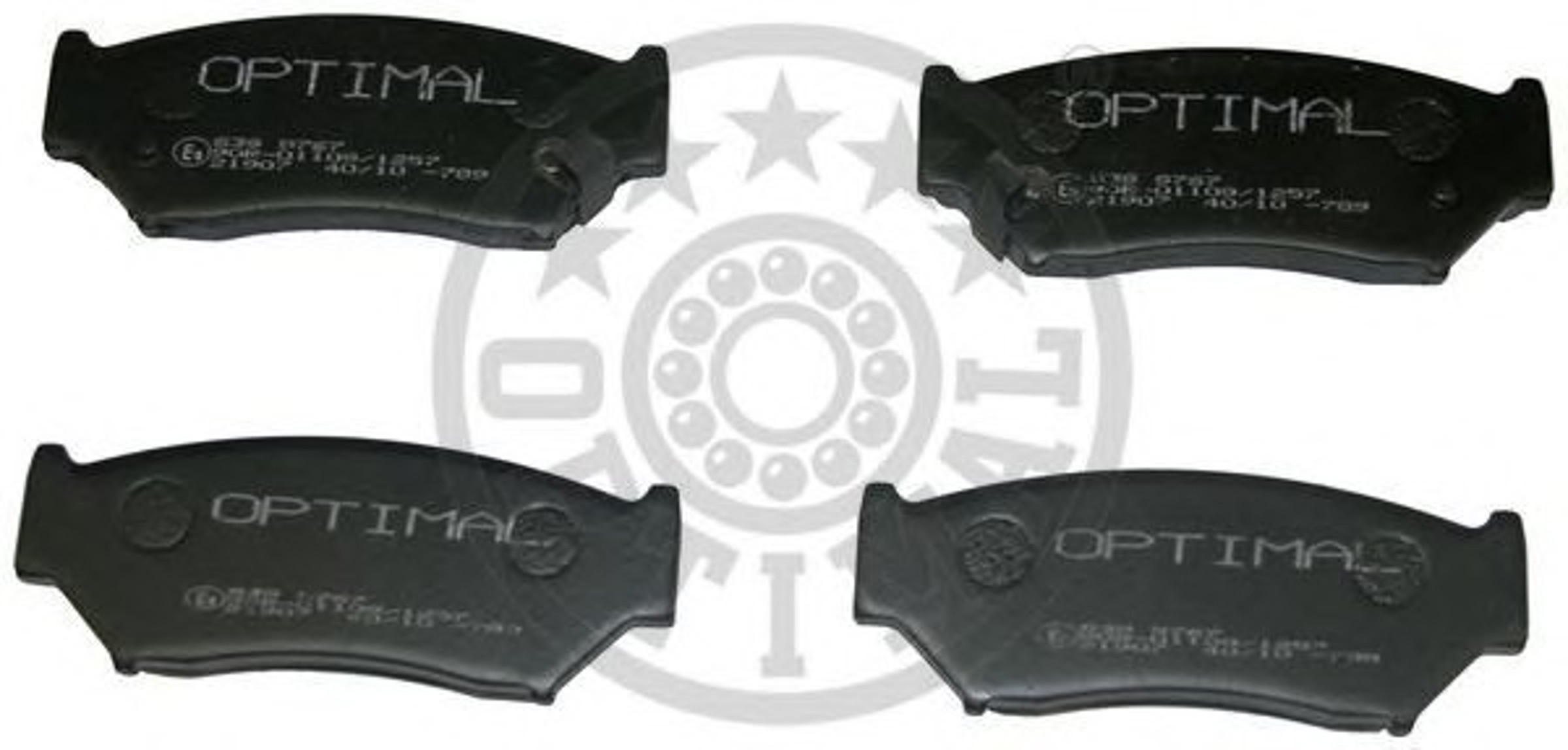 Колодки тормозные дисковые OPTIMAL 9767