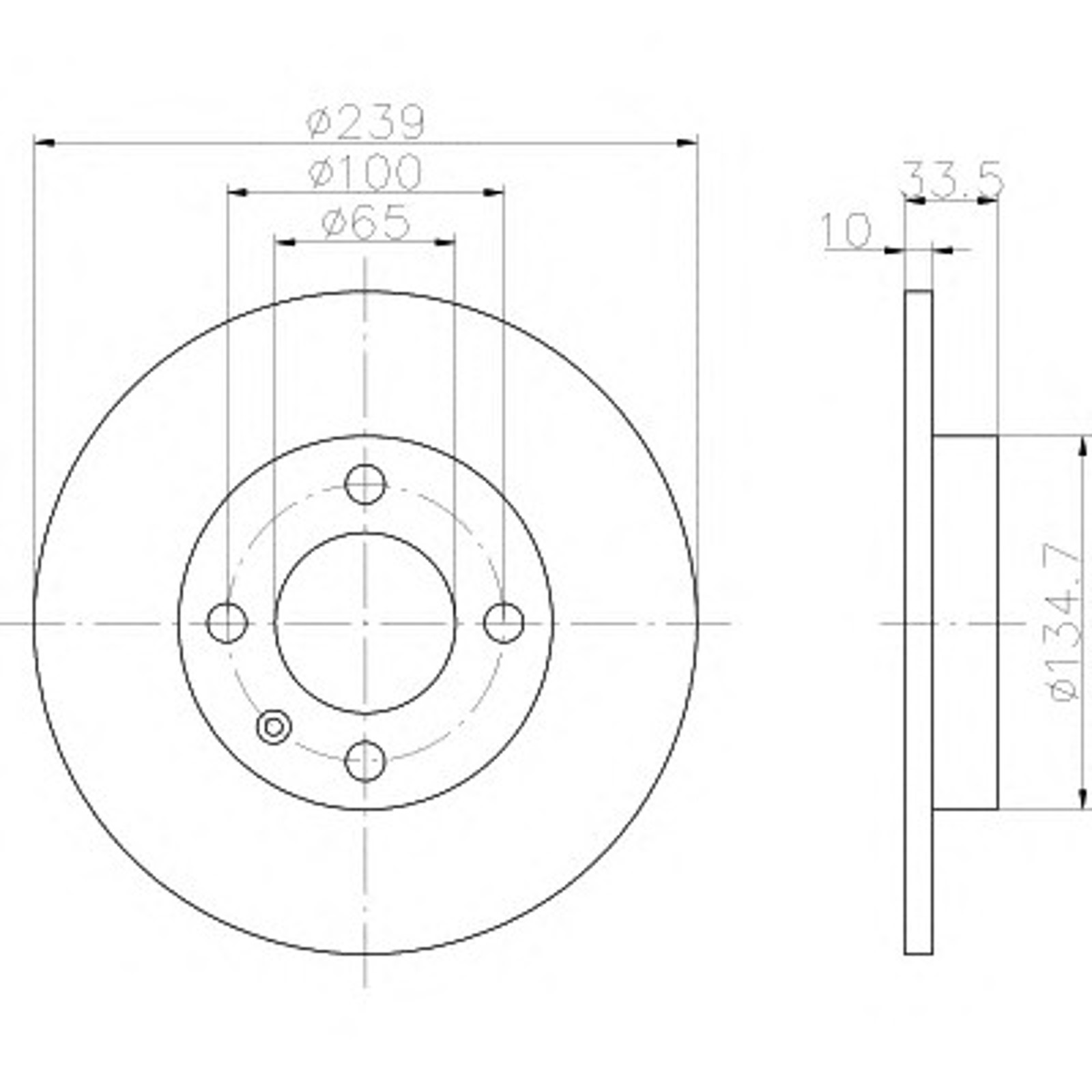 Диск тормозной HELLA/BEHR/PAGID 53946