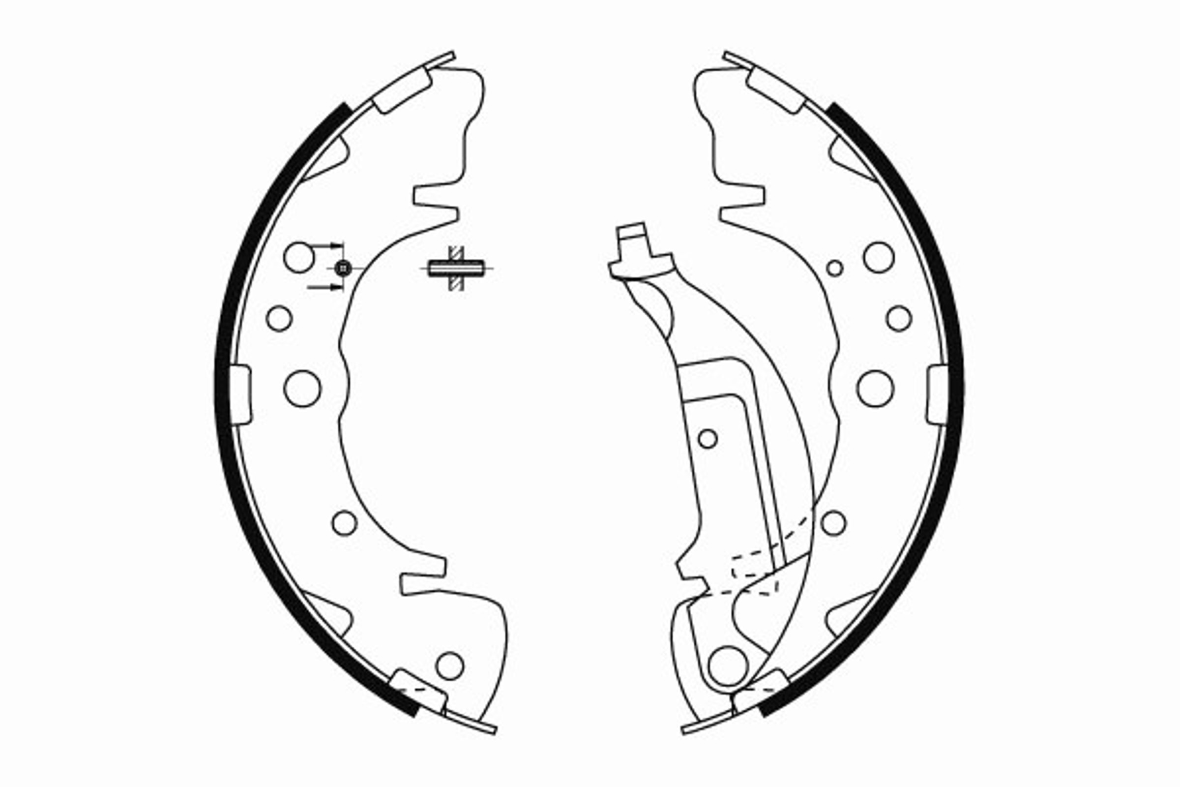 Колодки тормозные барабанные HELLA/BEHR/PAGID H1704
