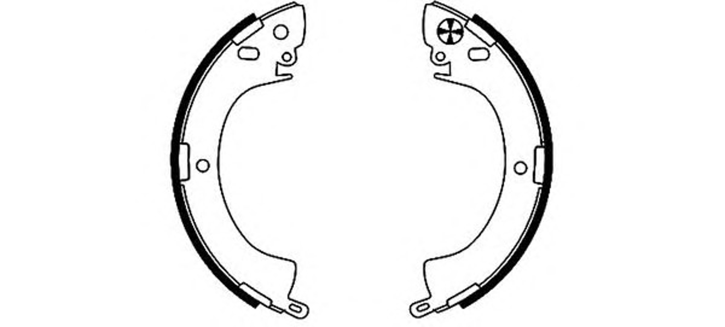 Колодки тормозные барабанные HELLA/BEHR/PAGID H8305