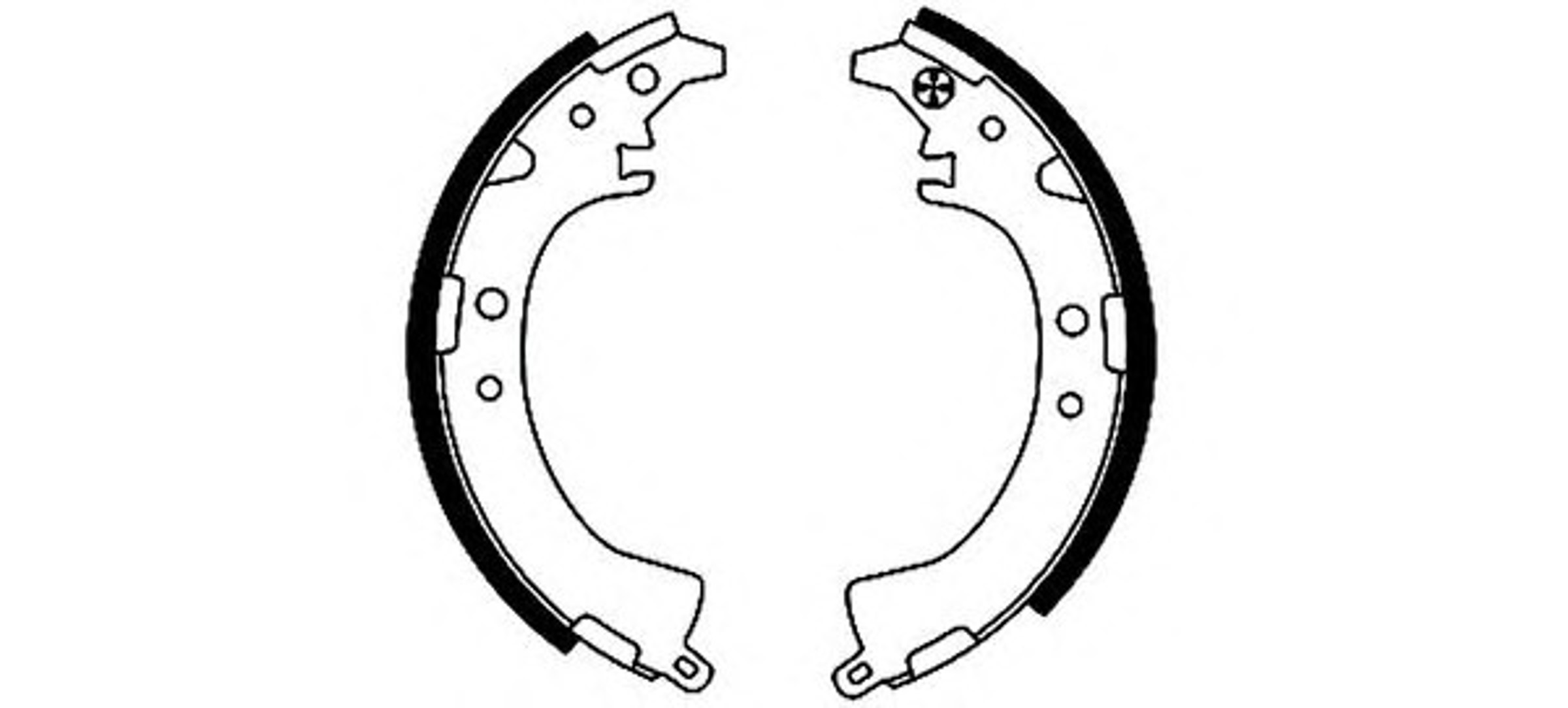 Колодки тормозные барабанные HELLA/BEHR/PAGID H8975