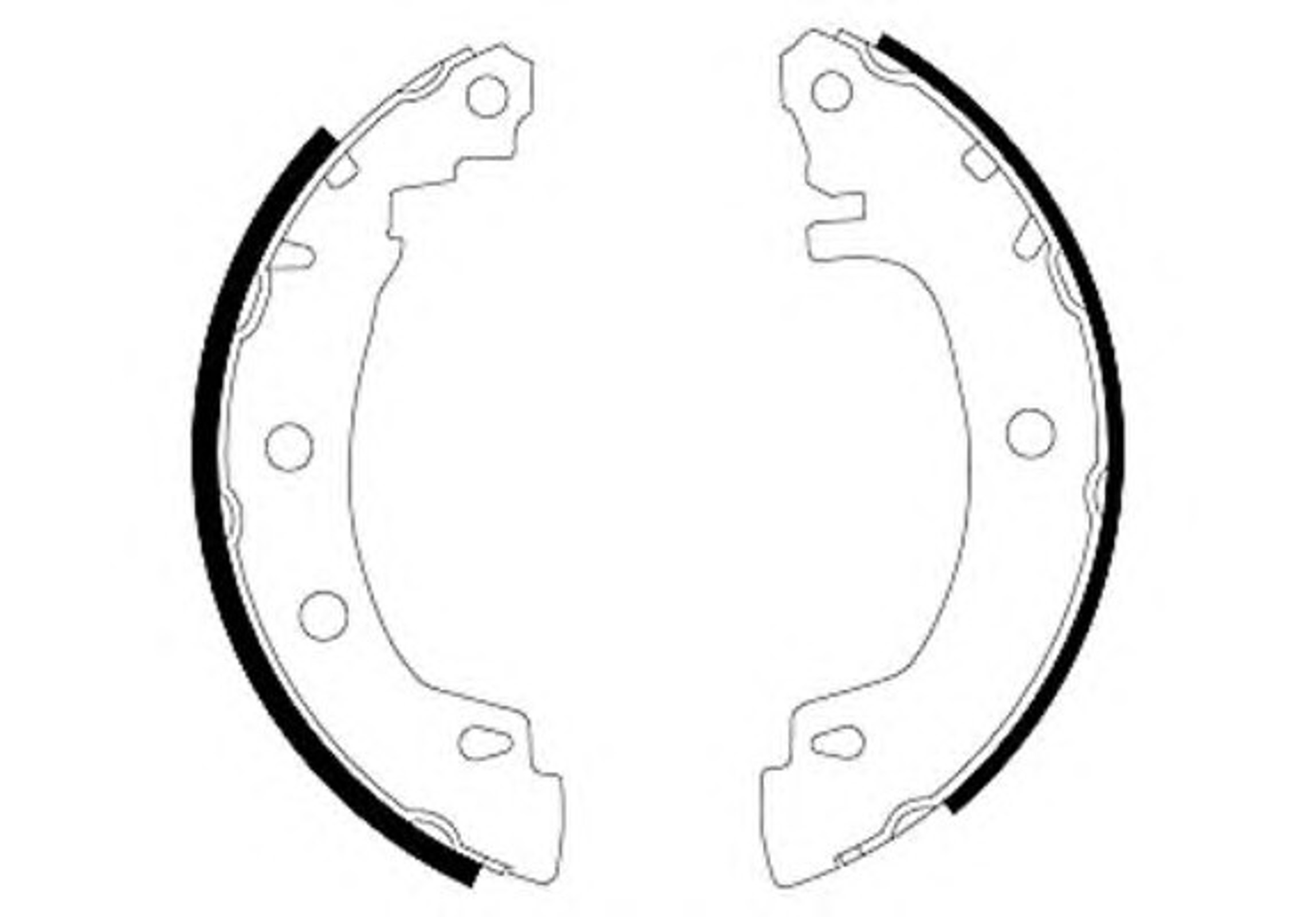 Колодки тормозные барабанные HELLA/BEHR/PAGID H9110