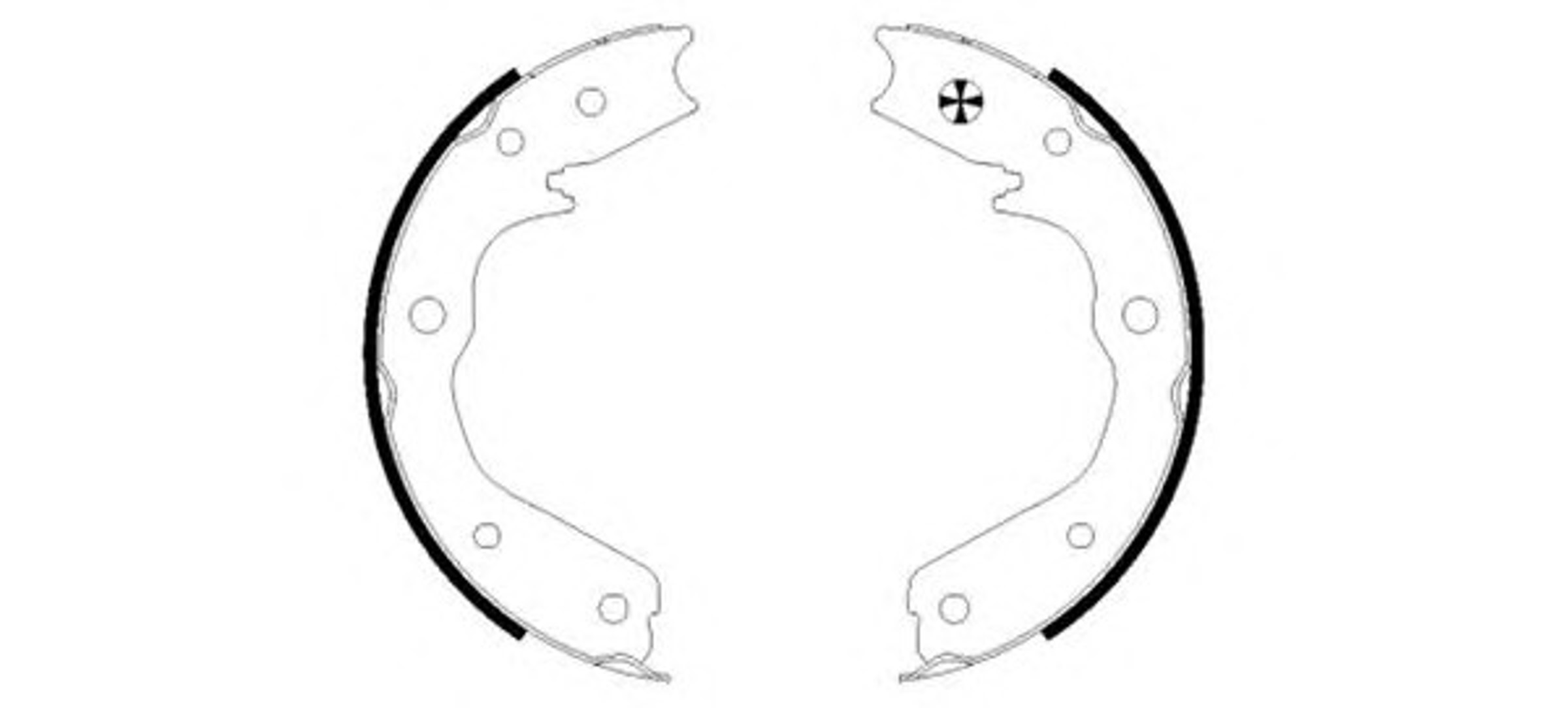 Колодки тормозные барабанные HELLA/BEHR/PAGID H9530