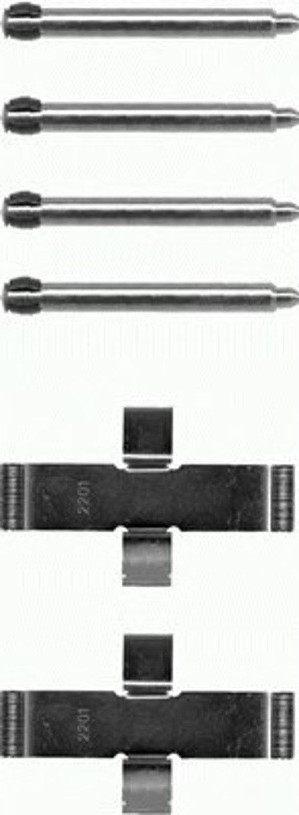 Пружинки тормозных колодок HELLA/BEHR/PAGID K0007