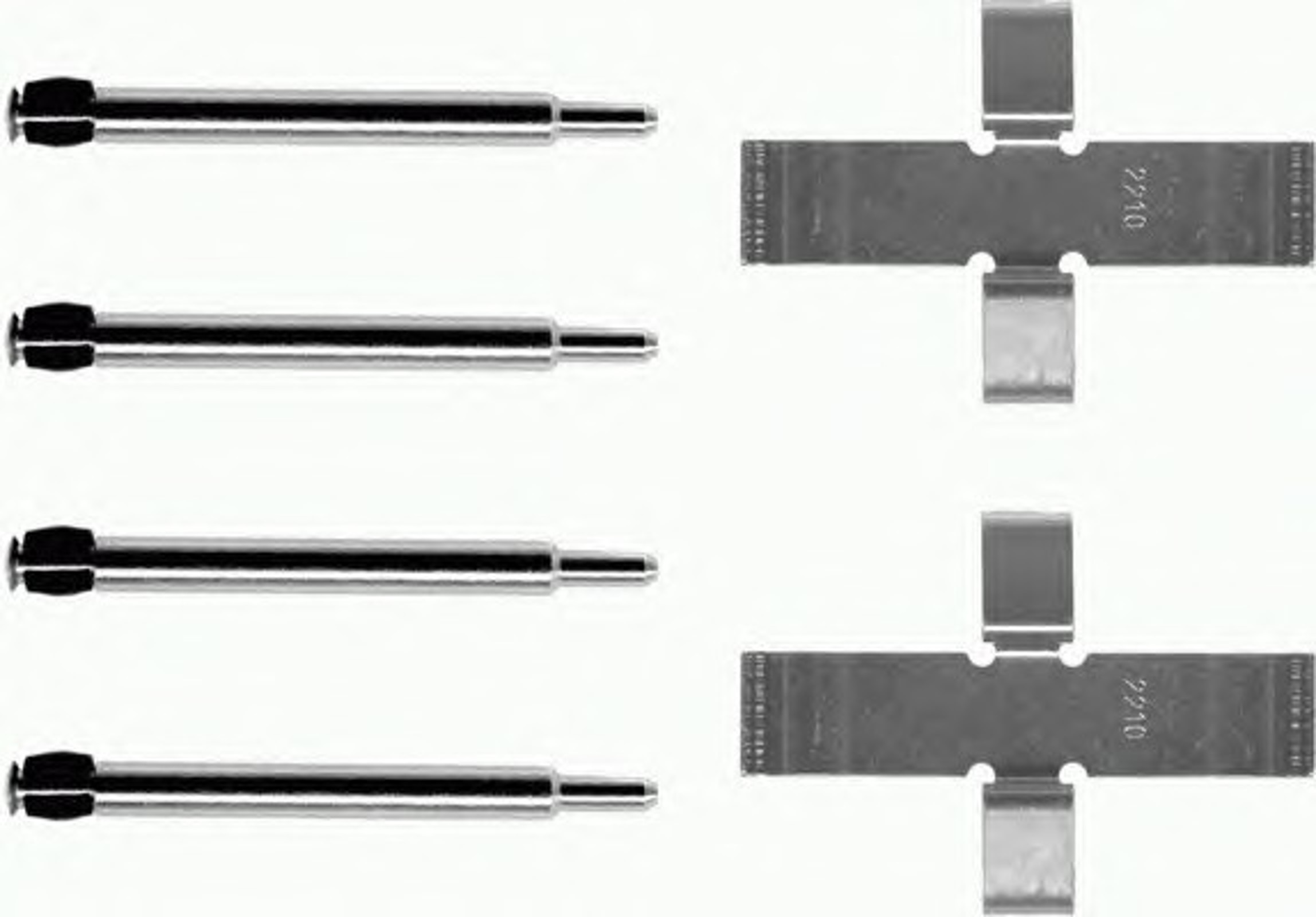 Пружинки тормозных колодок HELLA/BEHR/PAGID K0200