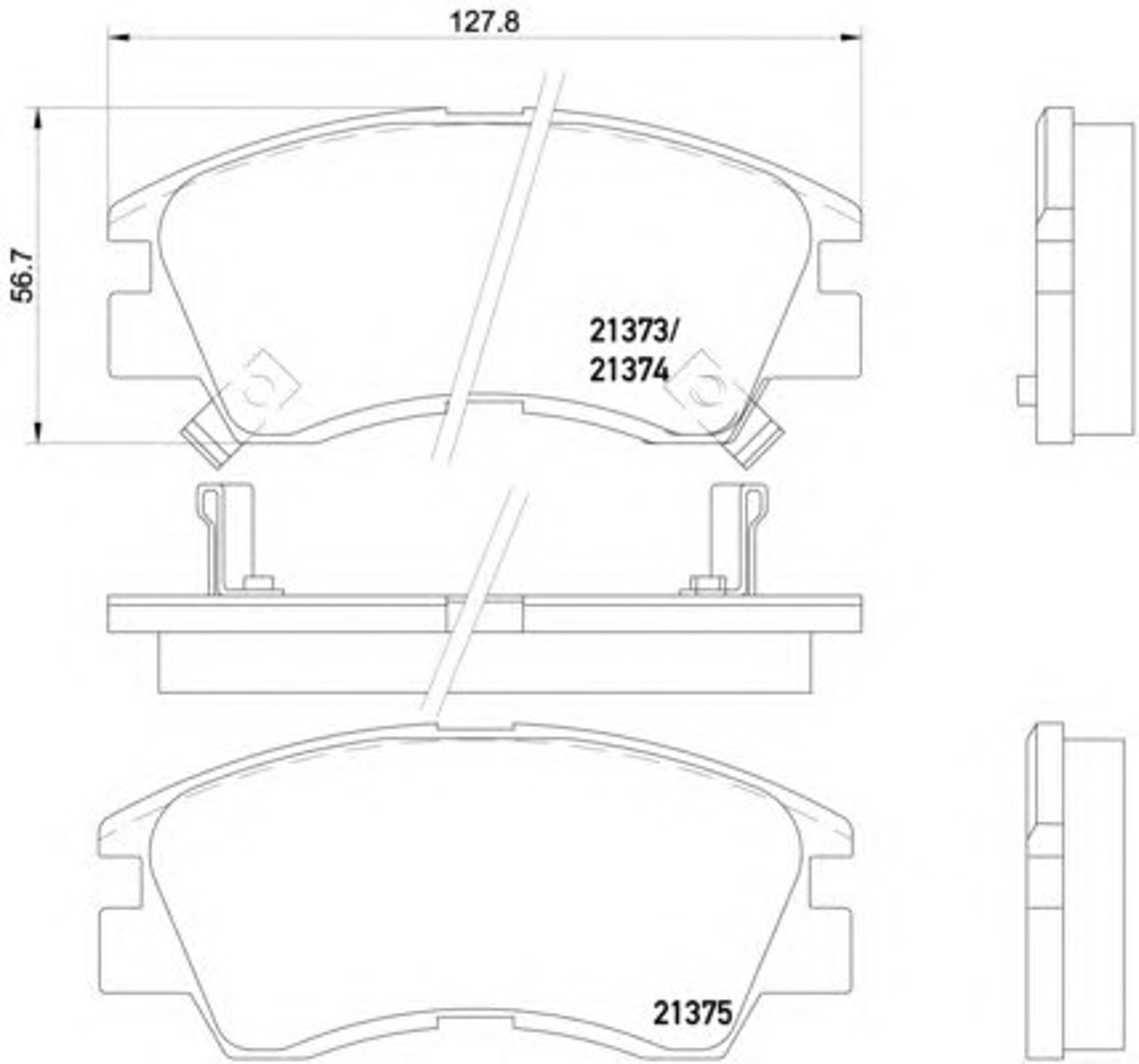 Колодки тормозные дисковые HELLA/BEHR/PAGID T0044