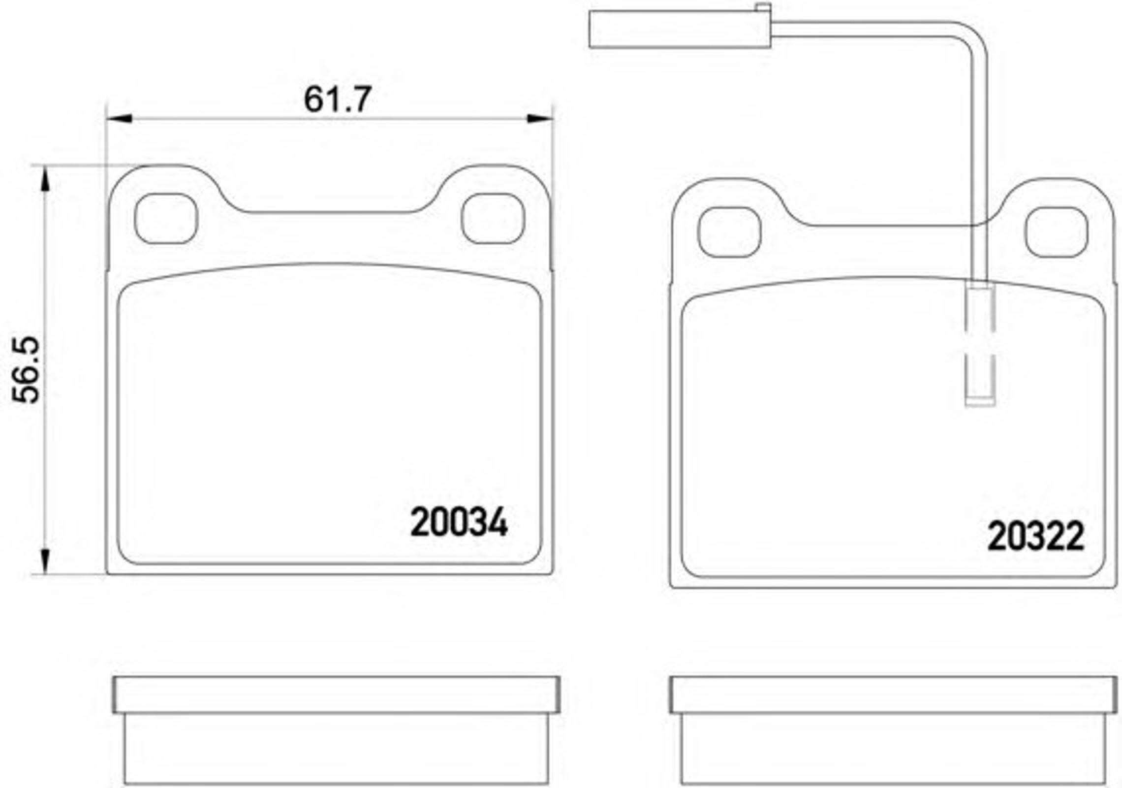 Колодки тормозные дисковые HELLA/BEHR/PAGID T1060