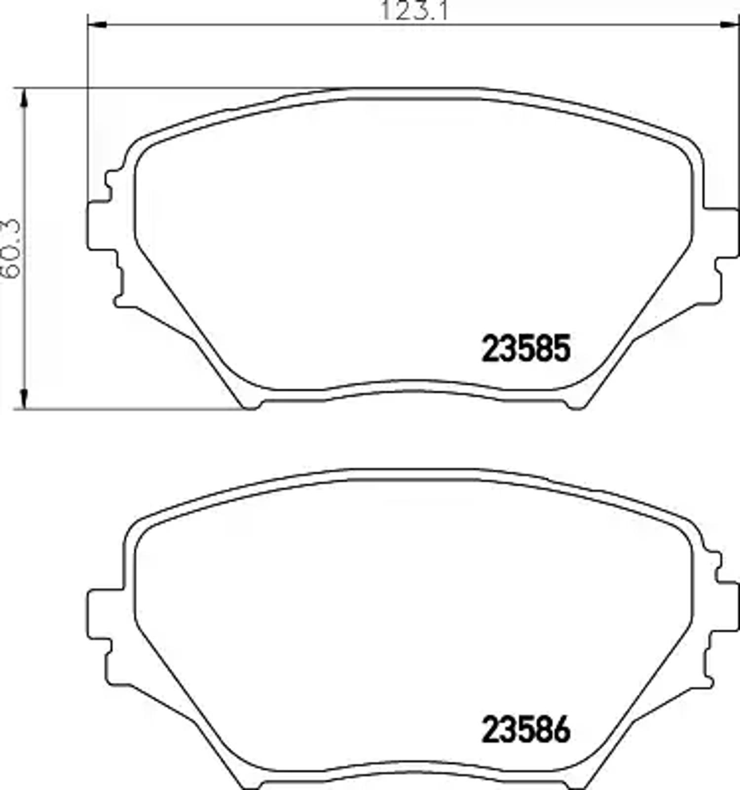 Колодки тормозные дисковые HELLA/BEHR/PAGID T1281
