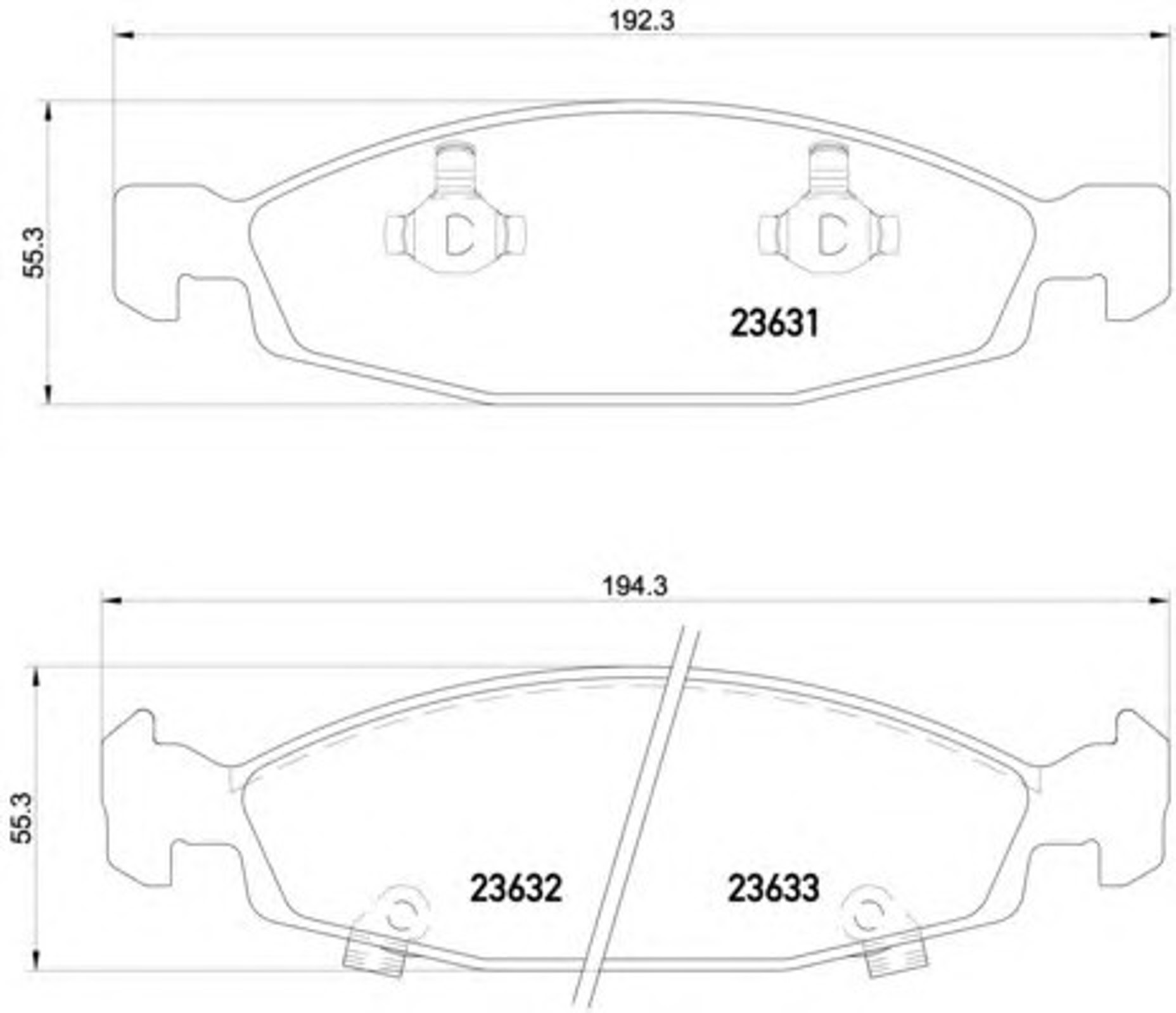 Колодки тормозные дисковые HELLA/BEHR/PAGID T1296