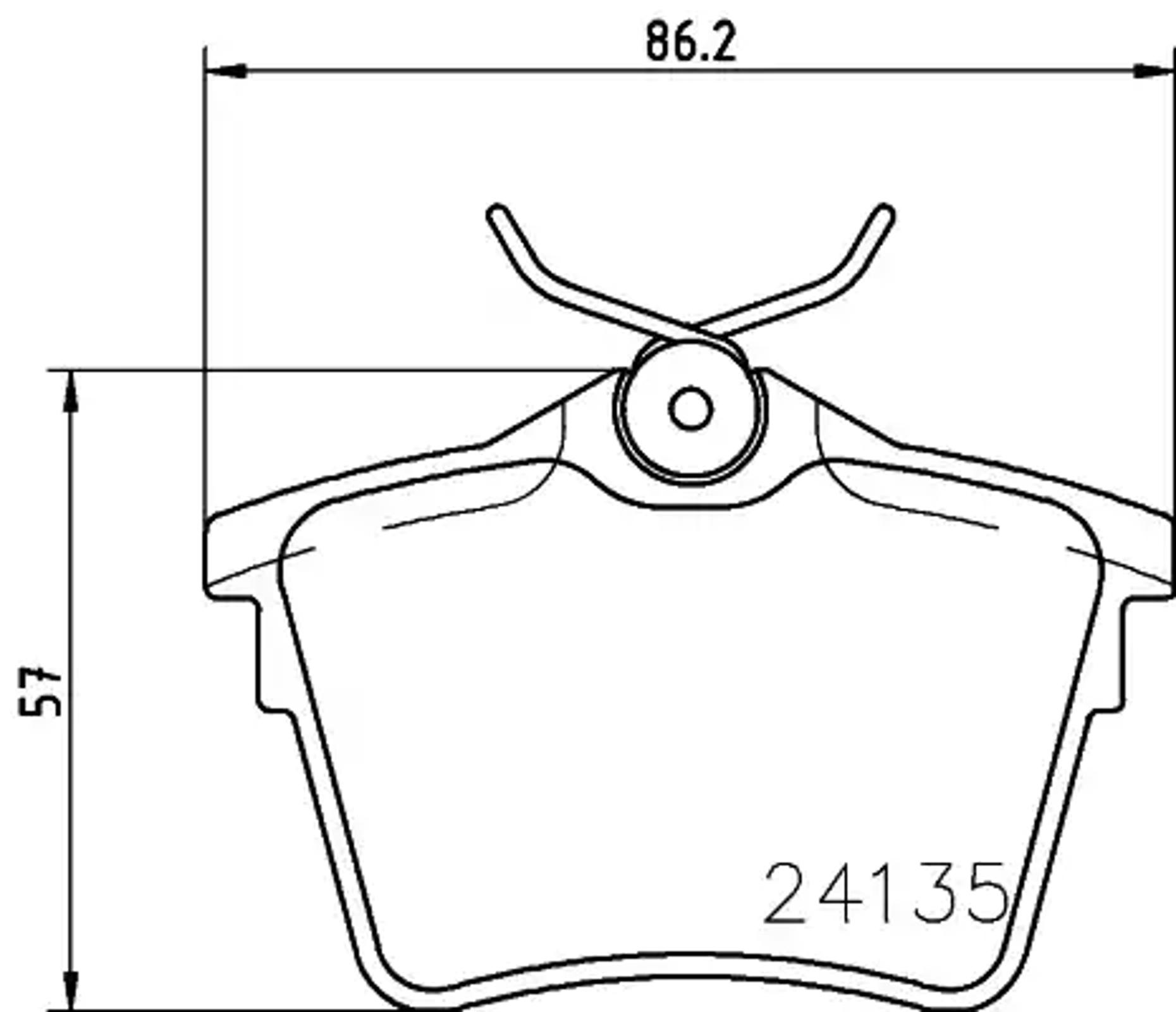 Колодки тормозные дисковые HELLA/BEHR/PAGID T1463