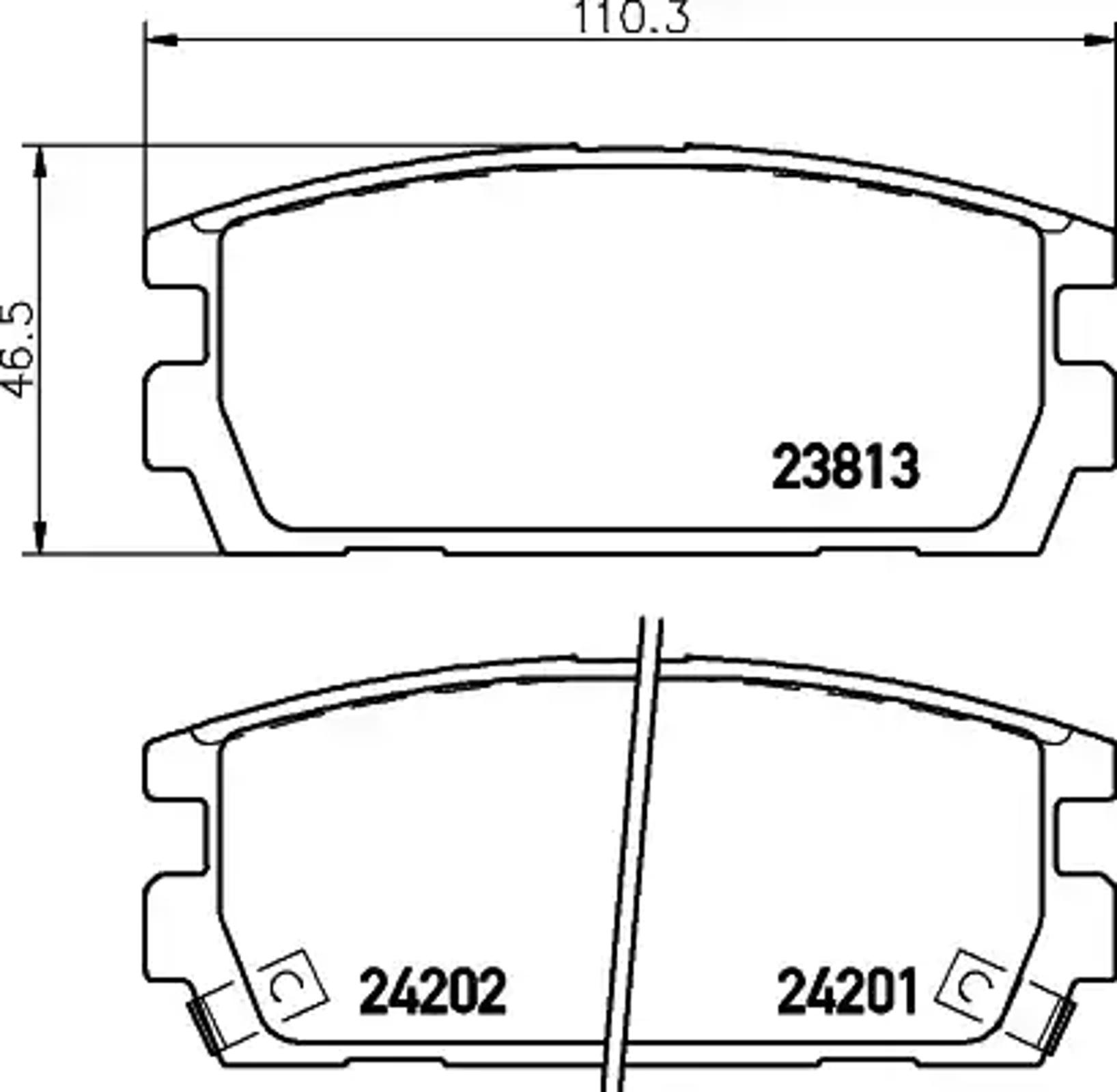 Колодки тормозные дисковые HELLA/BEHR/PAGID T1498