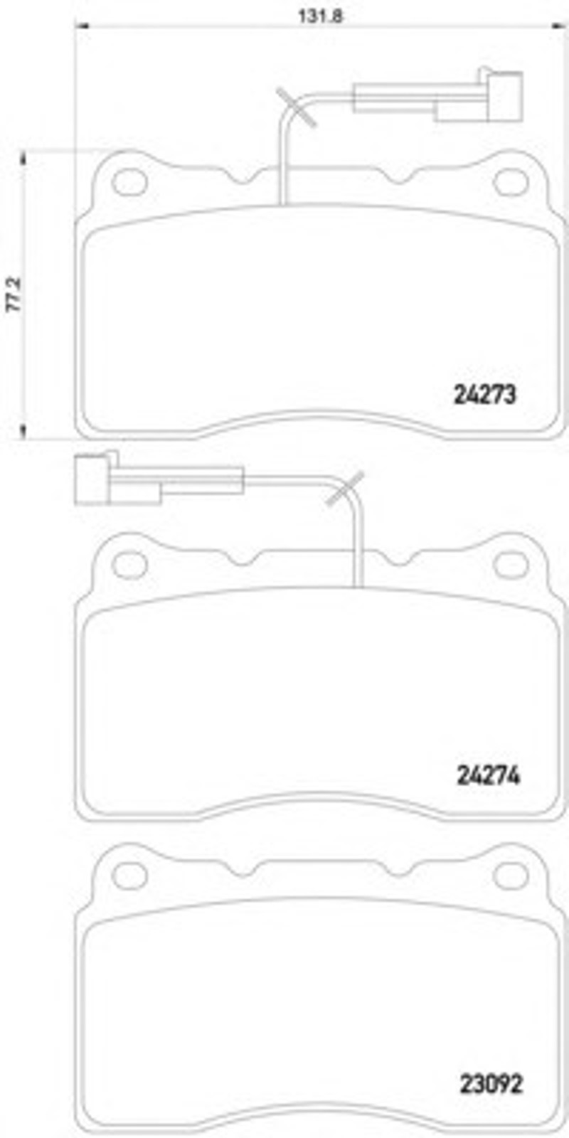 Колодки тормозные дисковые HELLA/BEHR/PAGID T1548