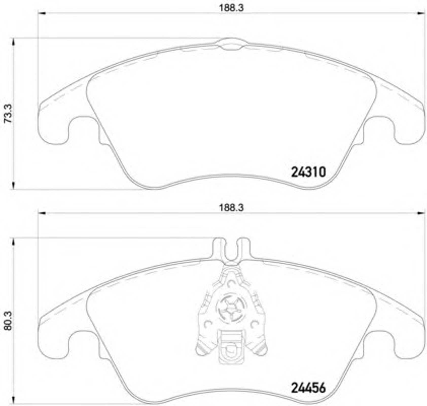 Колодки тормозные дисковые HELLA/BEHR/PAGID T1624