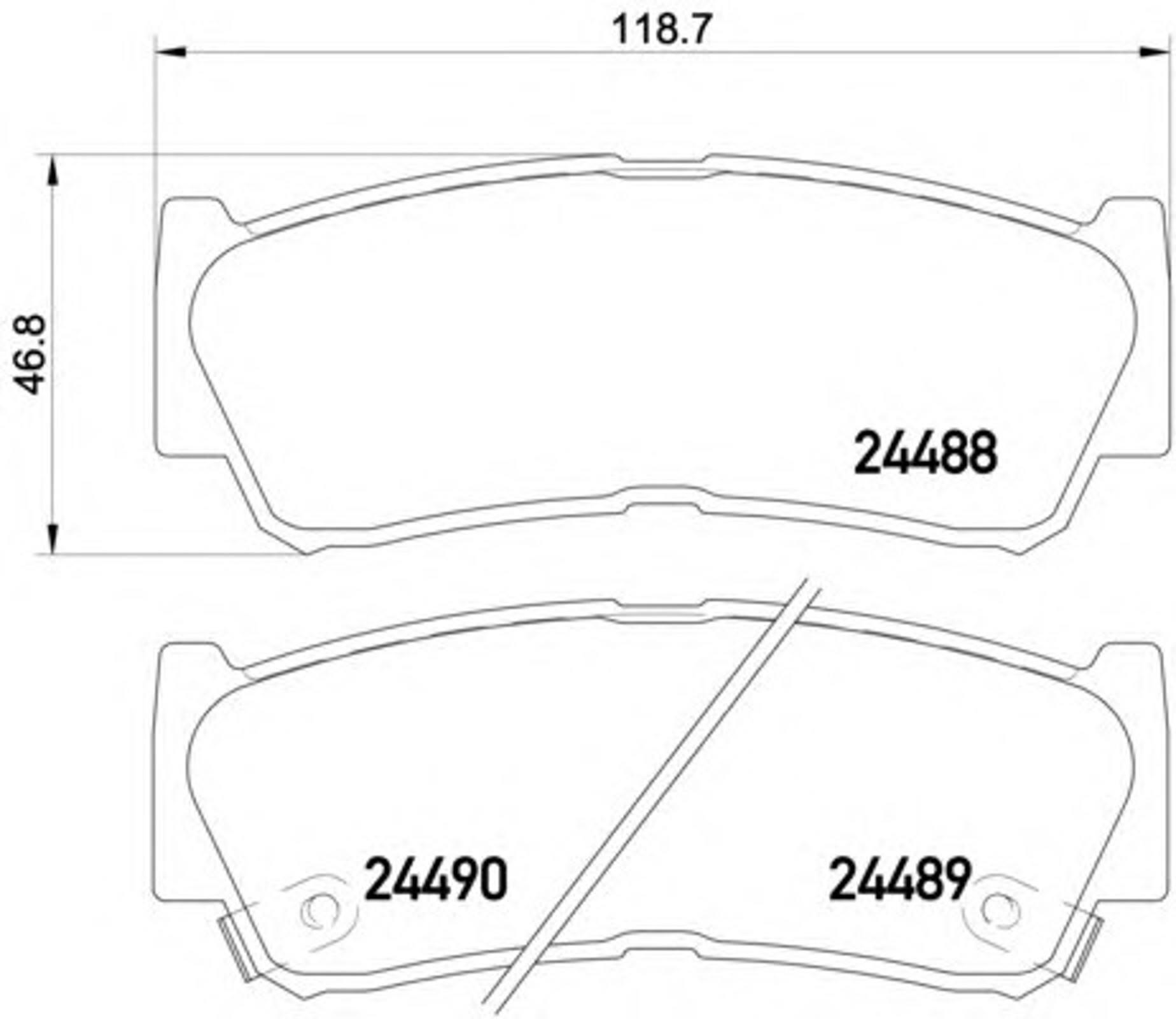 Колодки тормозные дисковые HELLA/BEHR/PAGID T1672