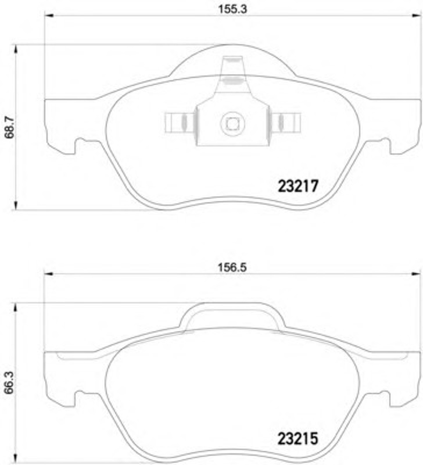 Колодки тормозные дисковые HELLA/BEHR/PAGID T1693