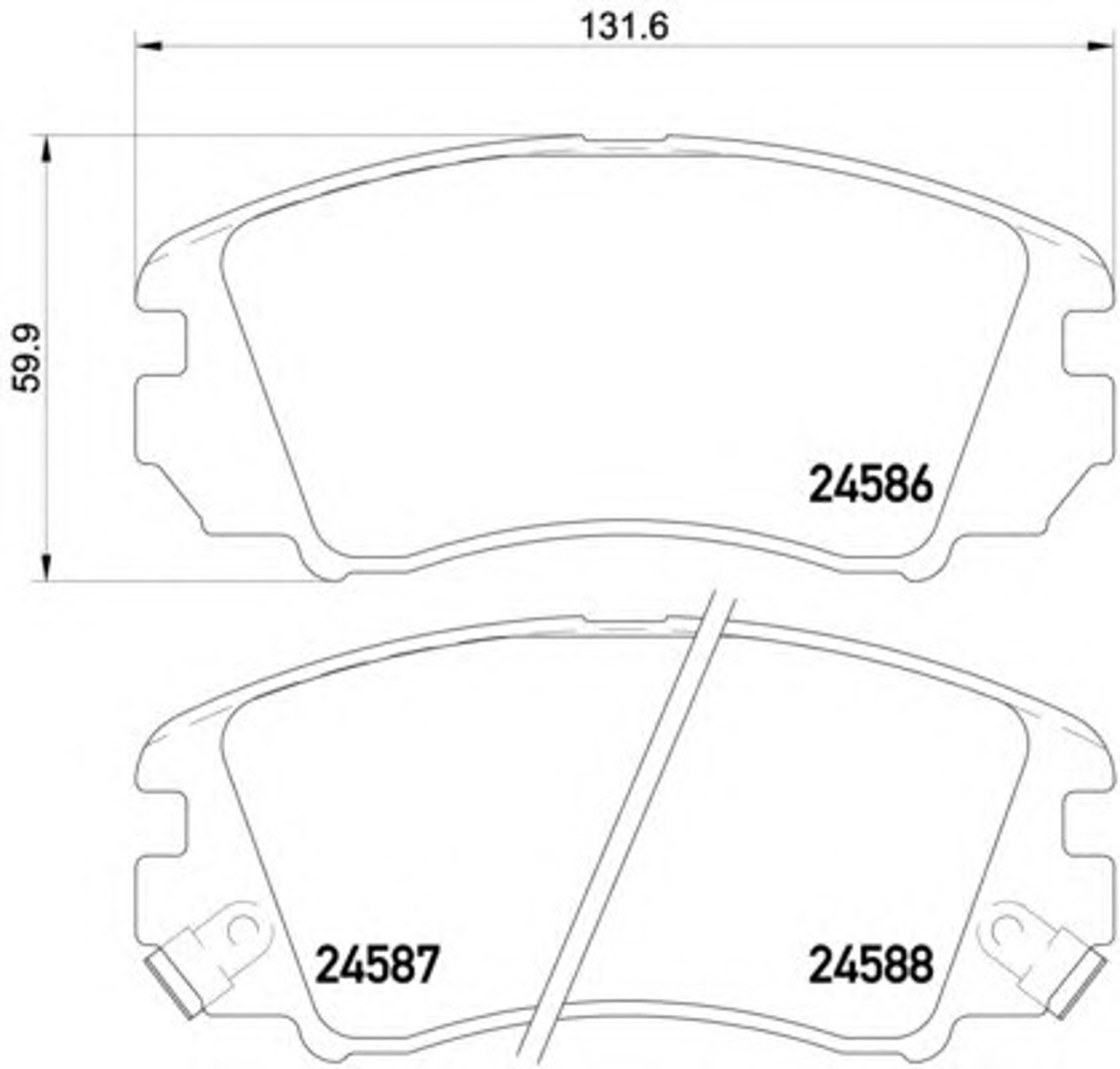 Колодки тормозные дисковые HELLA/BEHR/PAGID T1722